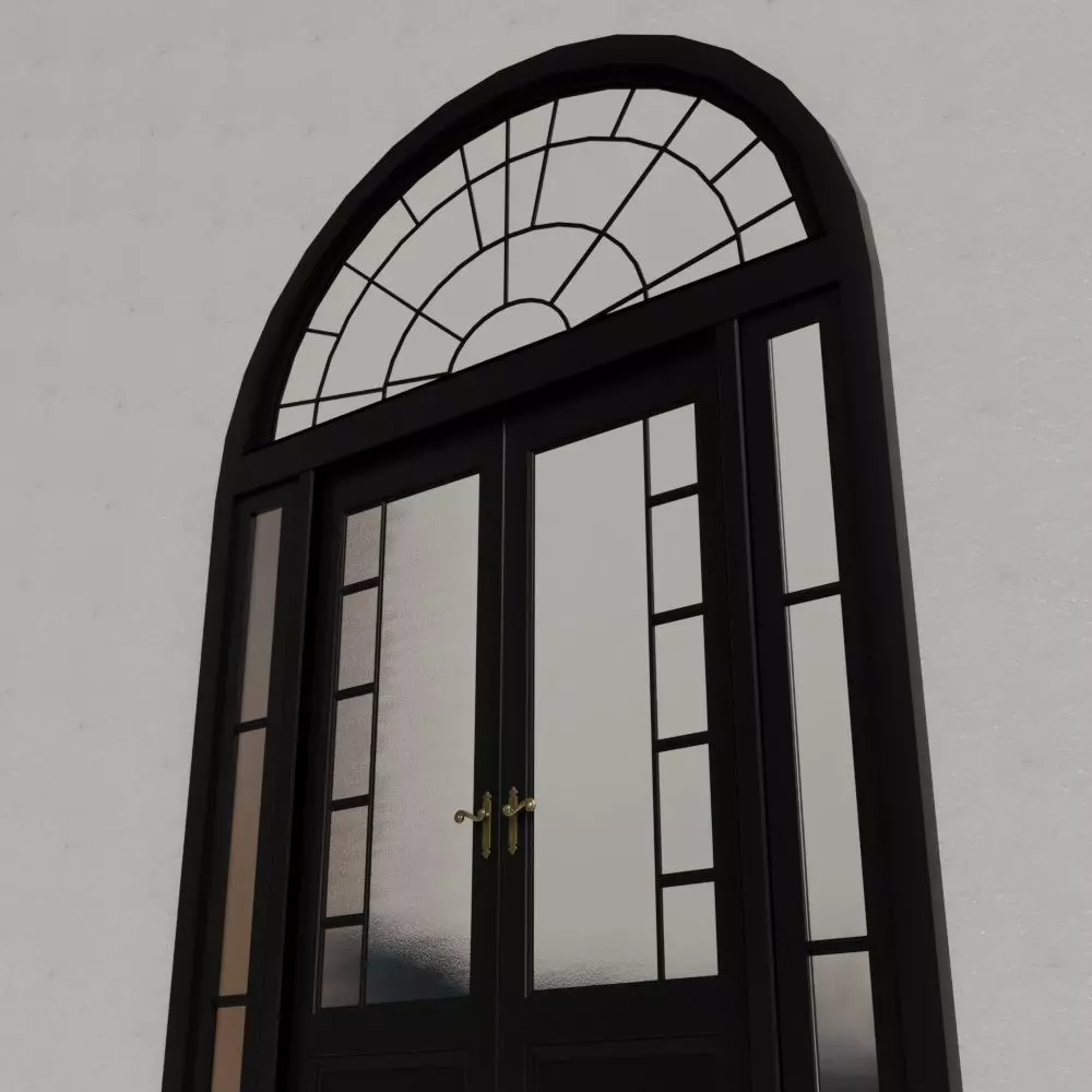 Door Design 2 Low-poly 3D model_8