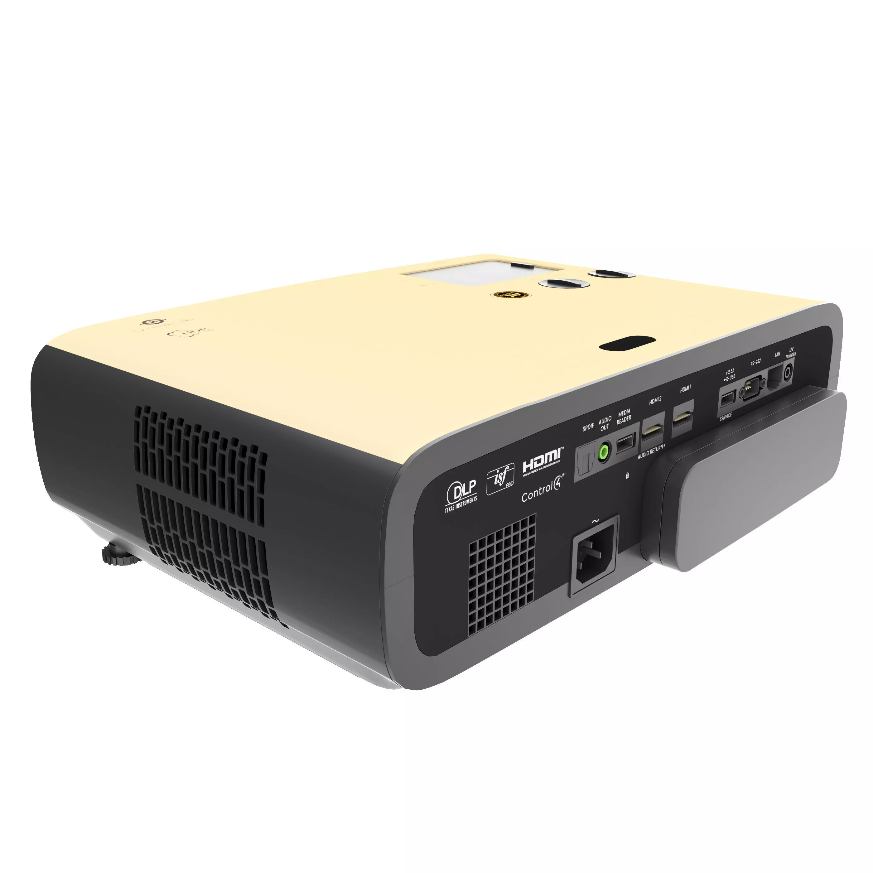 projector Low-poly 3D model_3