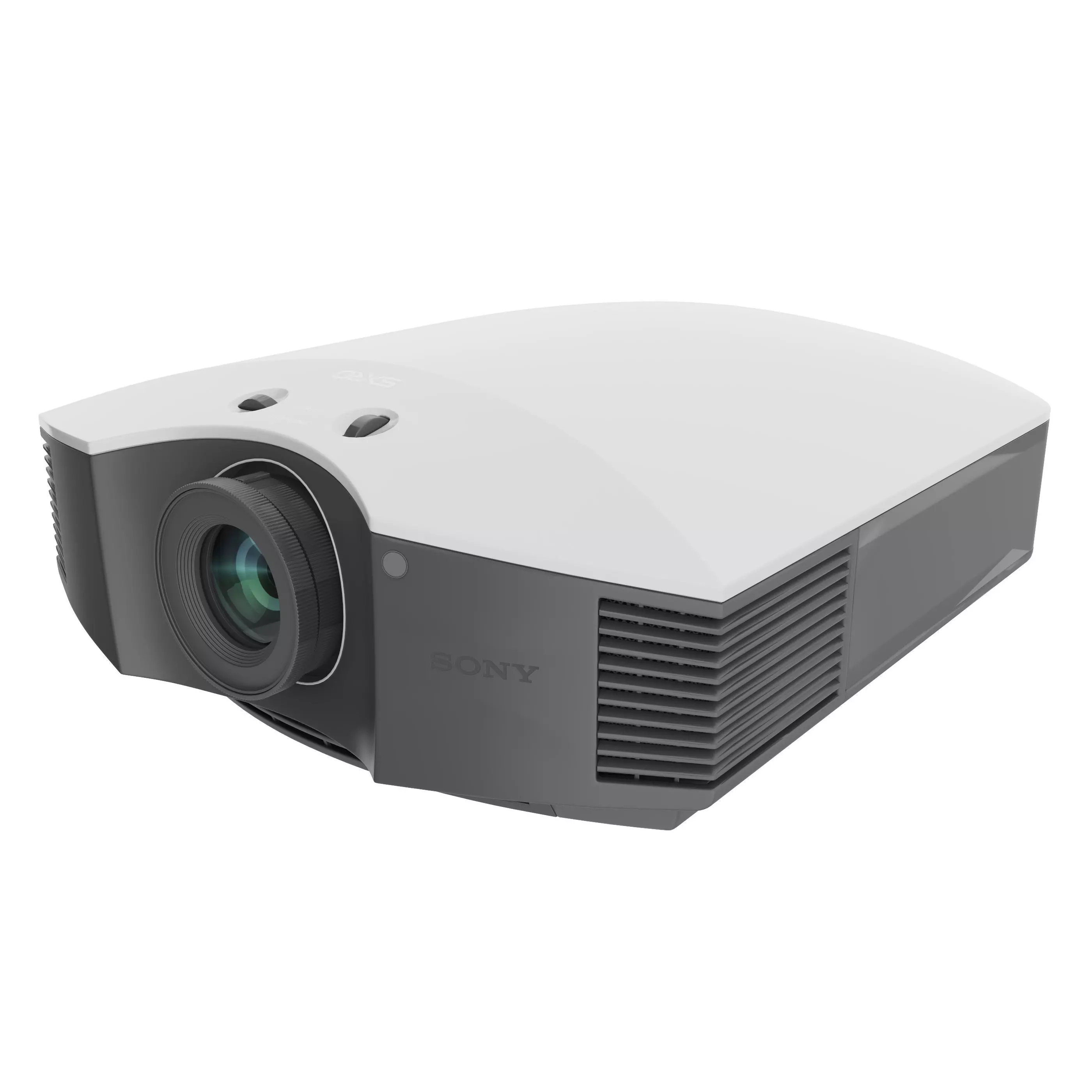 projector Low-poly 3D model_2