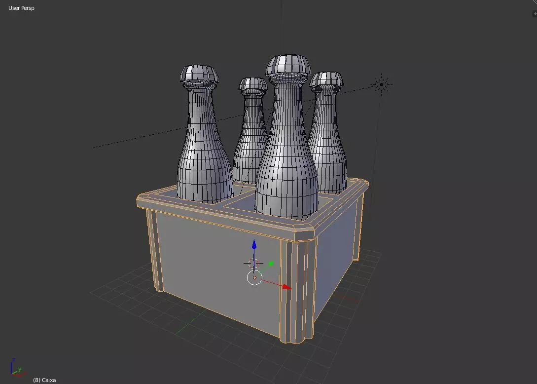 Coke Stilyzed Low-poly 3D model_6