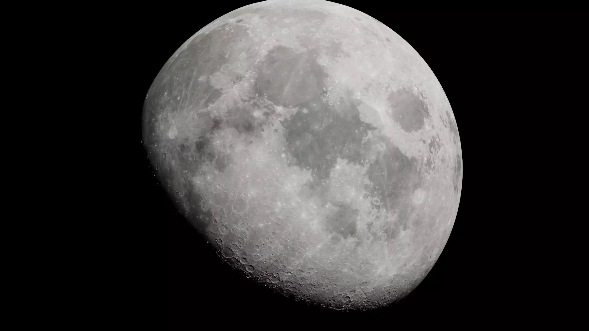 Ultra Realistic 16K Moon texture form NASA AND Displacement 3D model_1