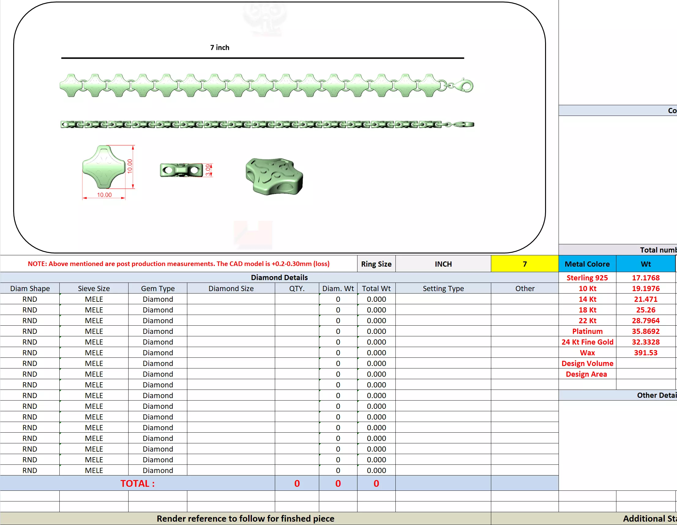 Designer Unique Unisex Cuban Chain With 3DM STL OBJ FBX Files 3D print model_2
