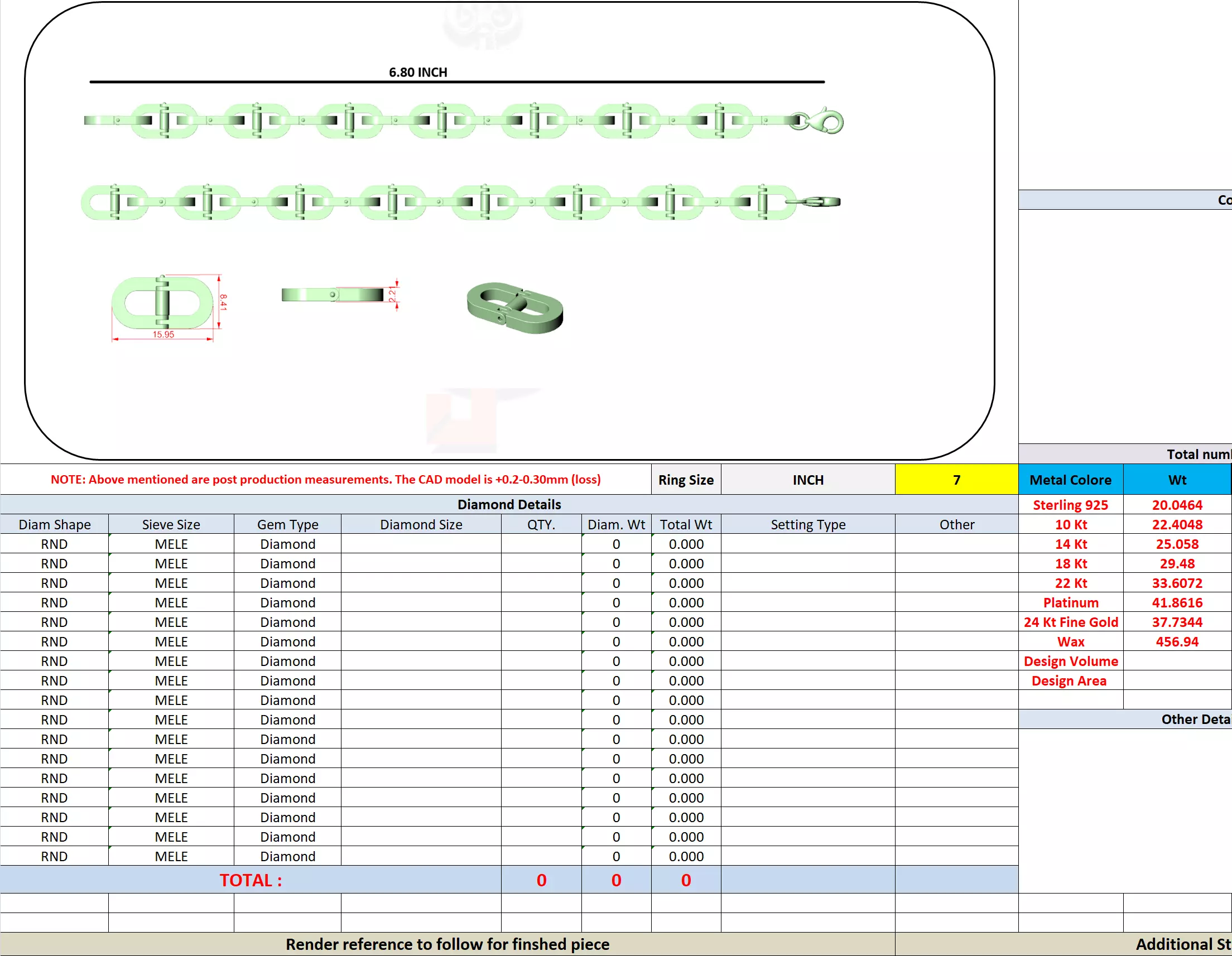 Designer Unique Unisex Cuban Chain With 3DM STL OBJ FBX Files 3D print model_2