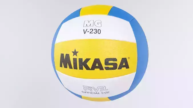 Beach Volleyball Low-poly 3D model
