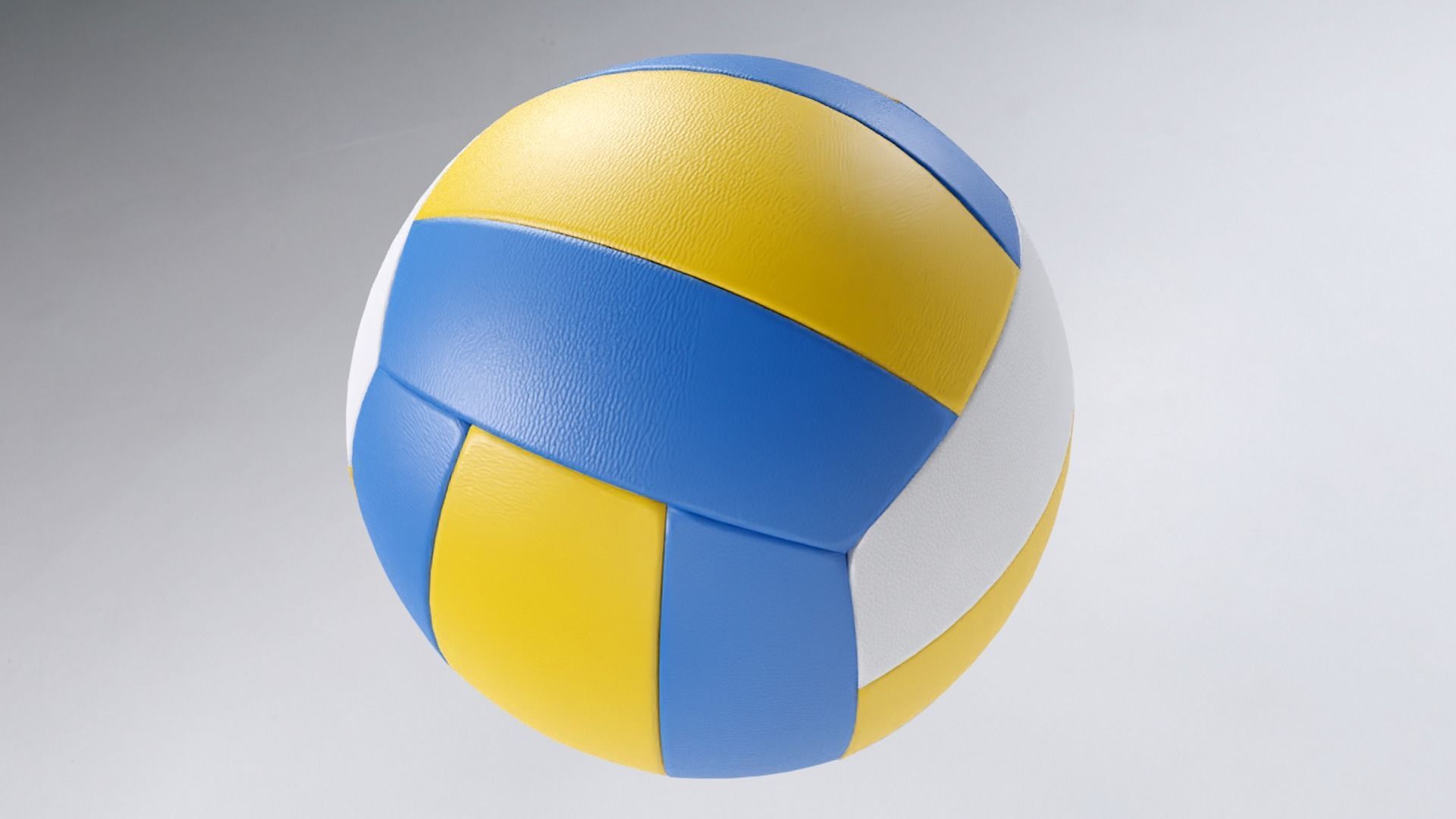 Beach Volleyball Low-poly 3D model_1
