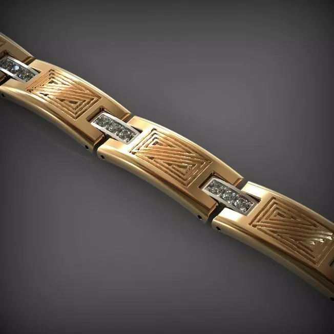 Designer Unique Unisex Cuban Chain With 3DM STL OBJ FBX Files 3D print model_0