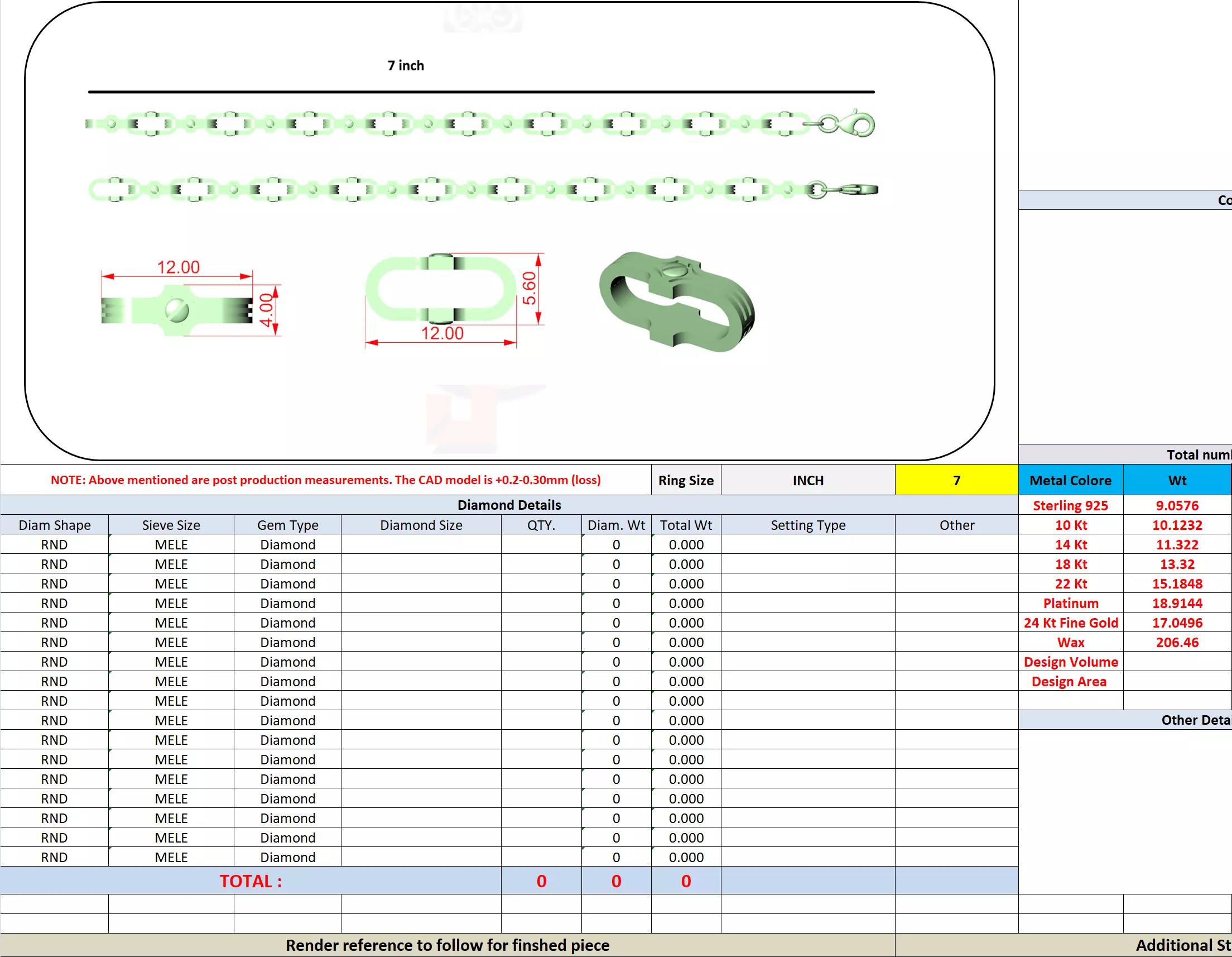 Designer Unique Unisex Cuban Chain With 3DM STL OBJ FBX Files 3D print model_2