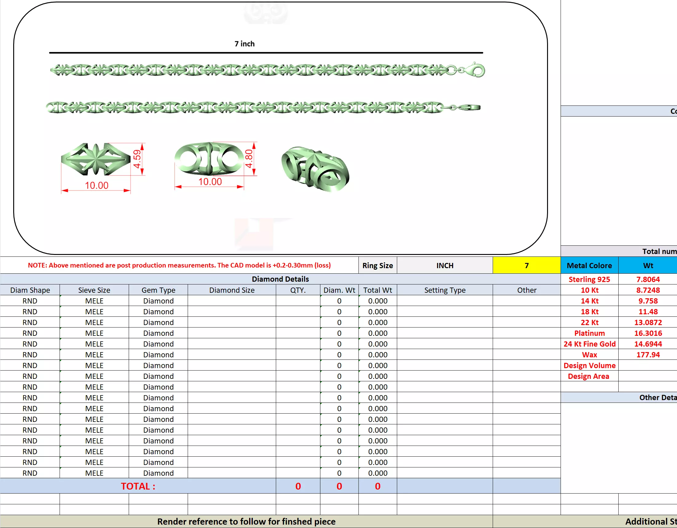Designer Unique Unisex Cuban Chain With 3DM STL OBJ FBX Files 3D print model_2
