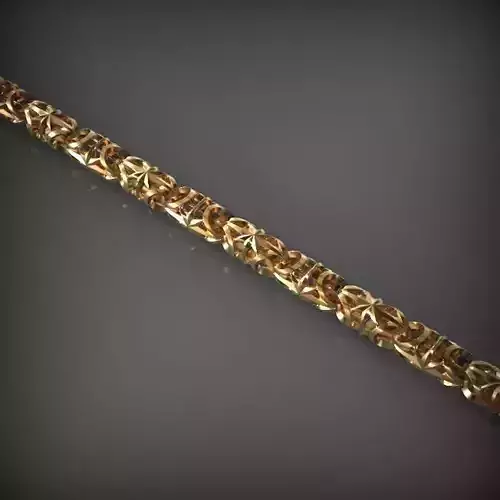 Designer Unique Unisex Cuban Chain With 3DM STL OBJ FBX Files 3D print model