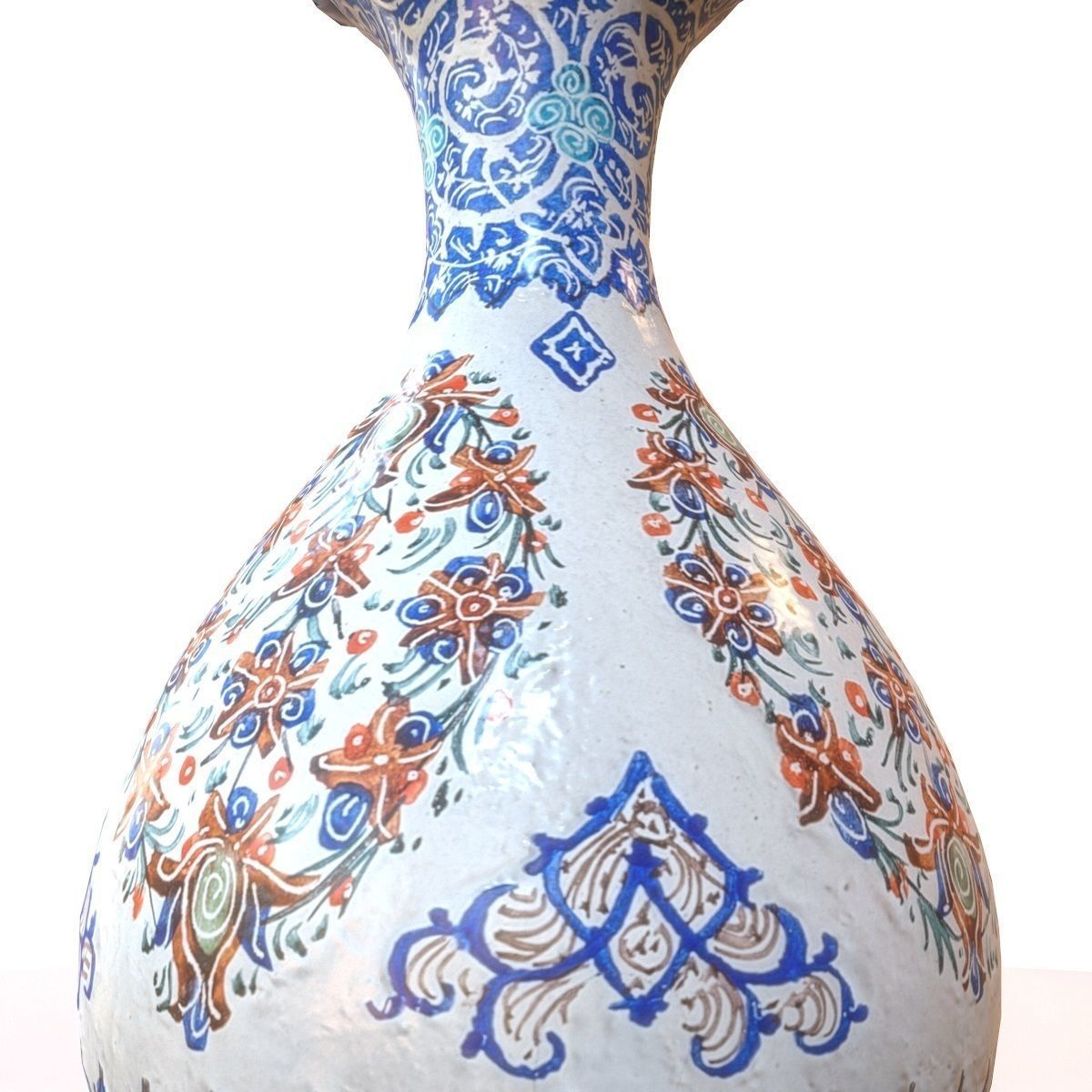 6 Vase Collection chinese Low-poly 3D model_23