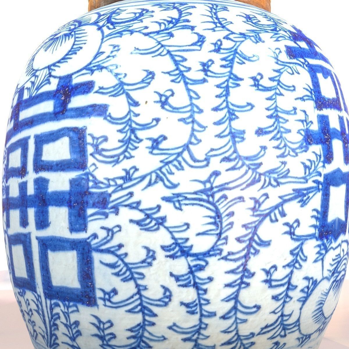 6 Vase Collection chinese Low-poly 3D model_10