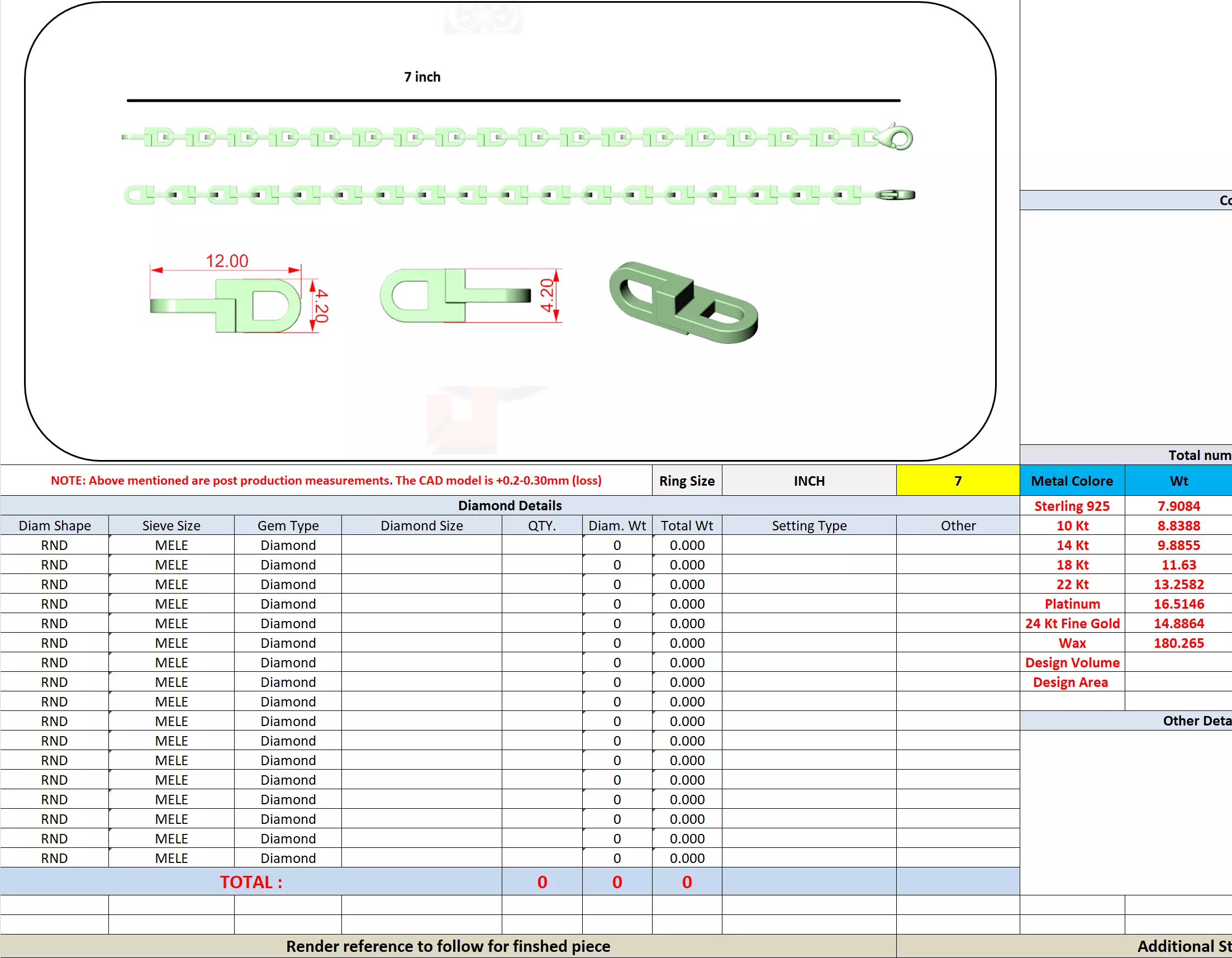 Designer Unique Unisex Cuban Chain With 3DM STL OBJ FBX Files 3D print model_2