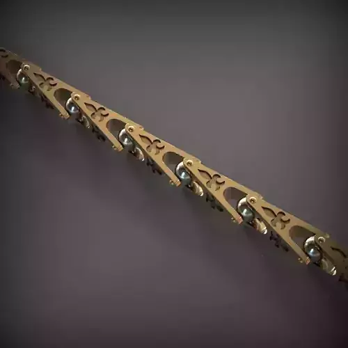 Designer Unique Unisex Cuban Chain With 3DM STL OBJ FBX Files