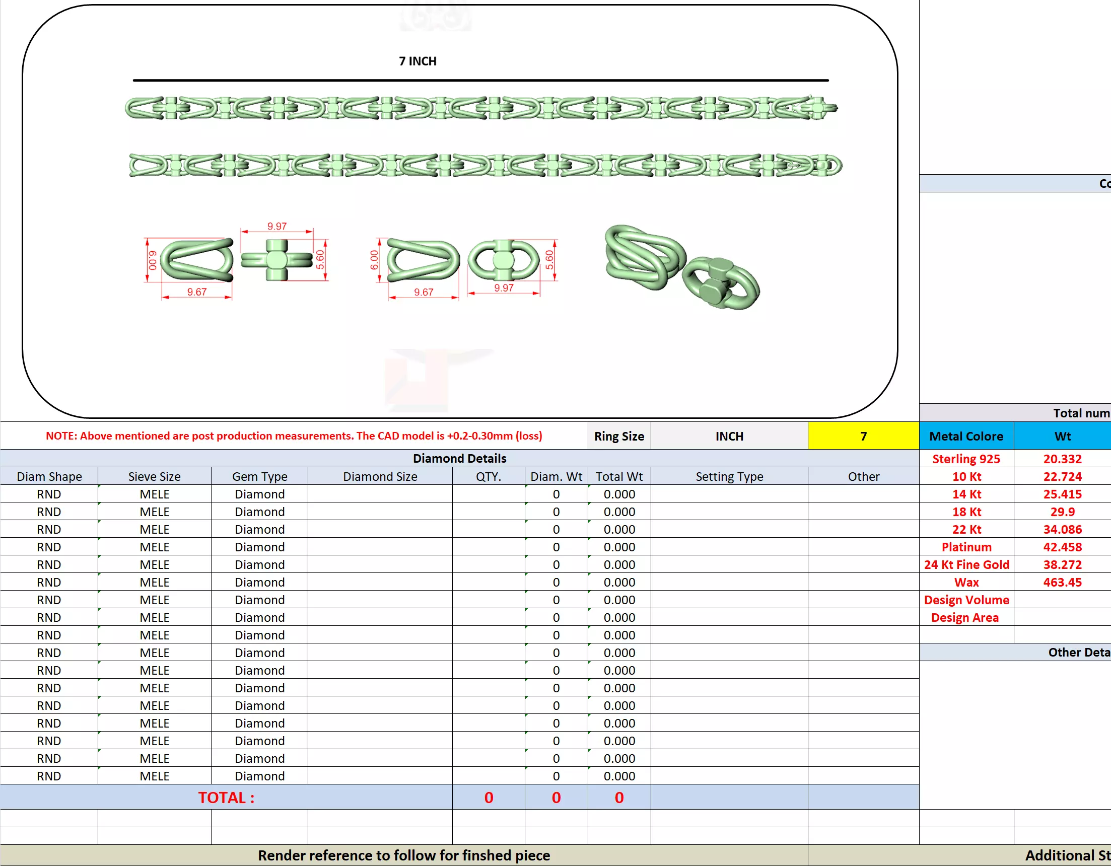 Designer Unique Unisex Cuban Chain With 3DM STL OBJ FBX Files 3D print model_2