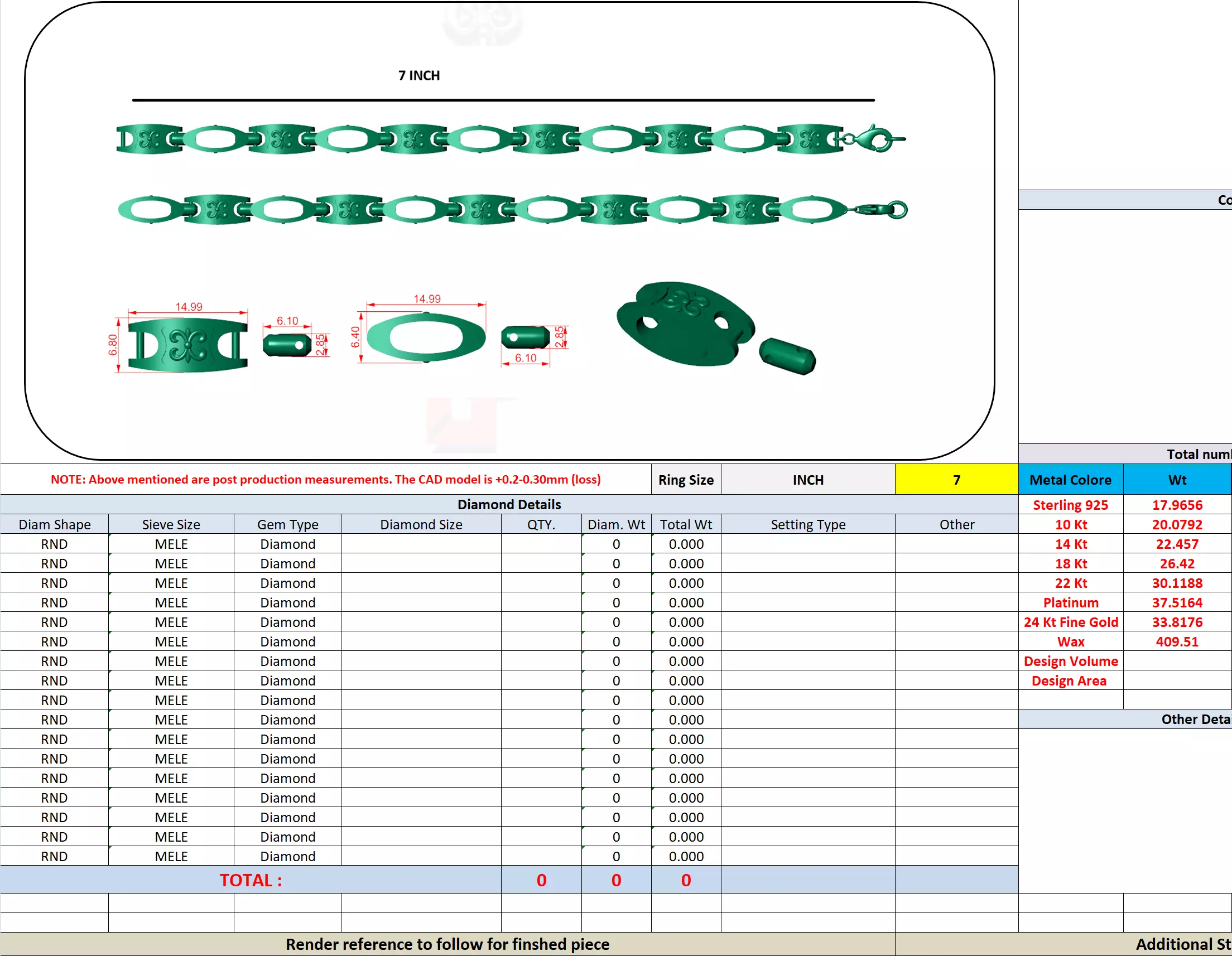 Designer Unique Unisex Cuban Chain With 3DM STL OBJ FBX Files 3D print model_2