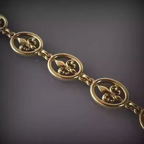 Designer Unique Unisex Cuban Chain With 3DM STL OBJ FBX Files