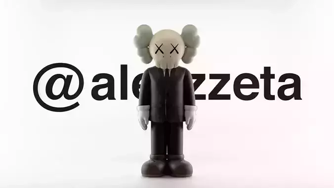 Kaws Companion Dior Textured