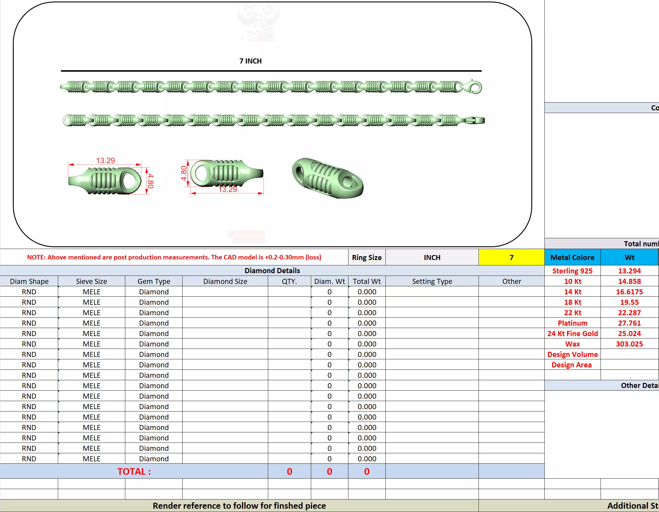 Designer Unique Unisex Cuban Chain With 3DM STL OBJ FBX Files 3D print model_2