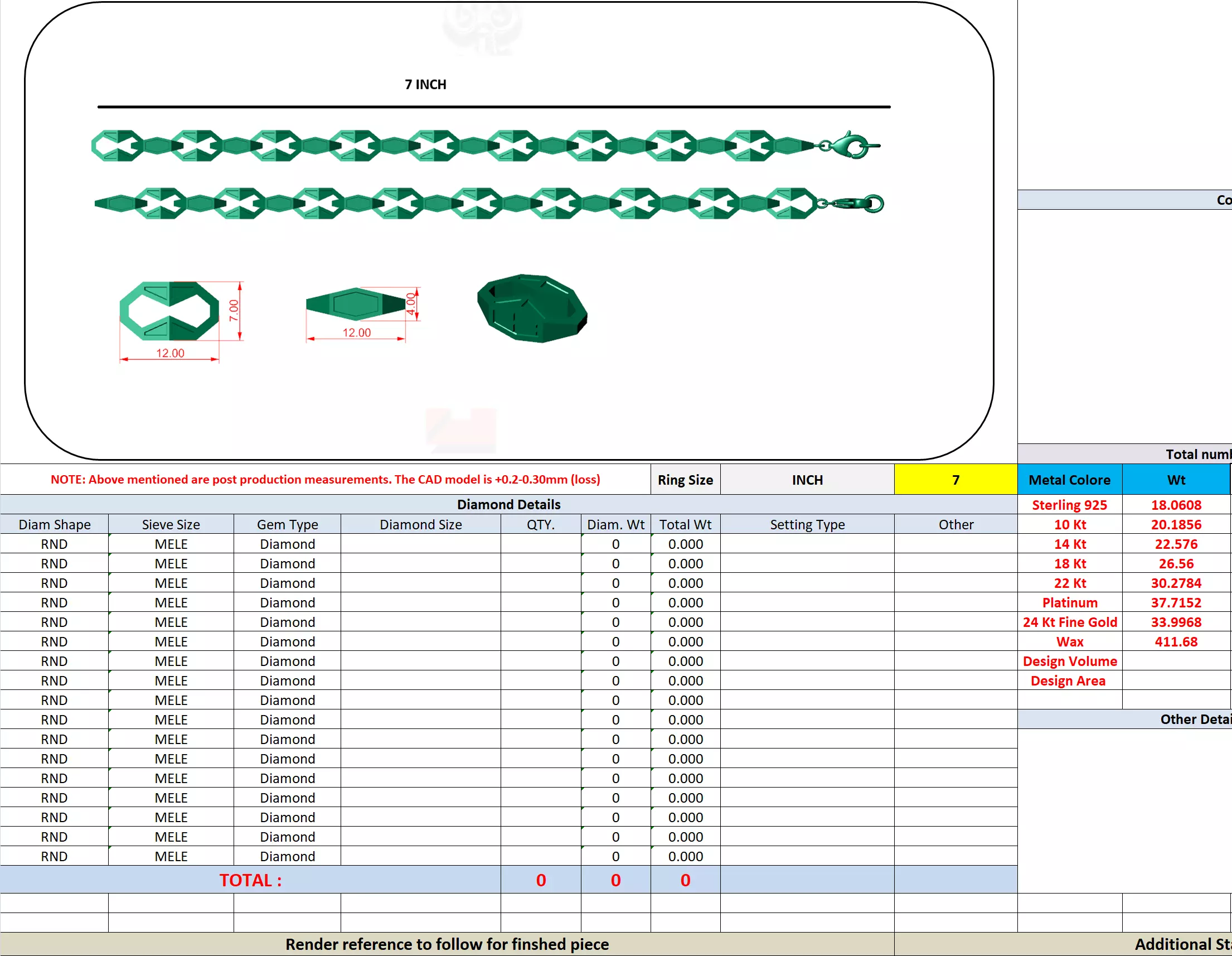 Designer Unique Unisex Cuban Chain With 3DM STL OBJ FBX Files 3D print model_2