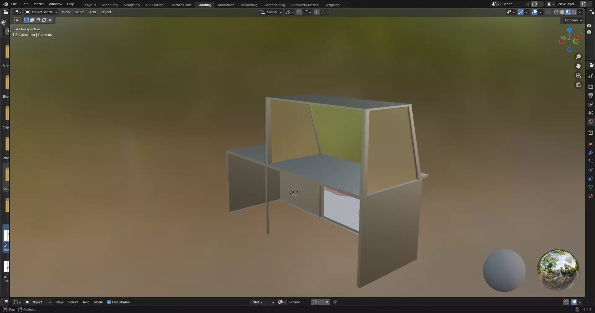 Puesto de carnitas 3D print model_2