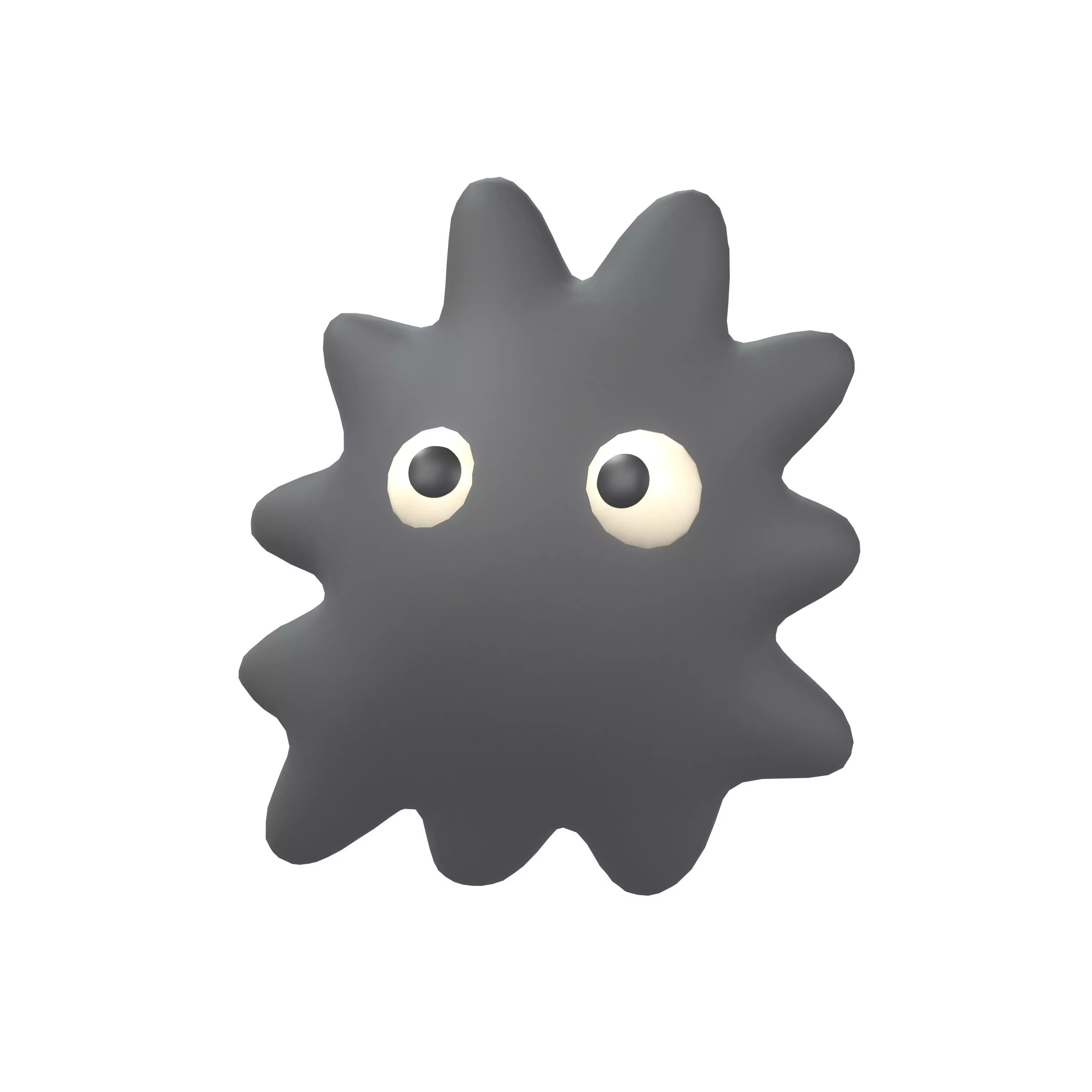 Abstract Monster v2 001 Low-poly 3D model_0