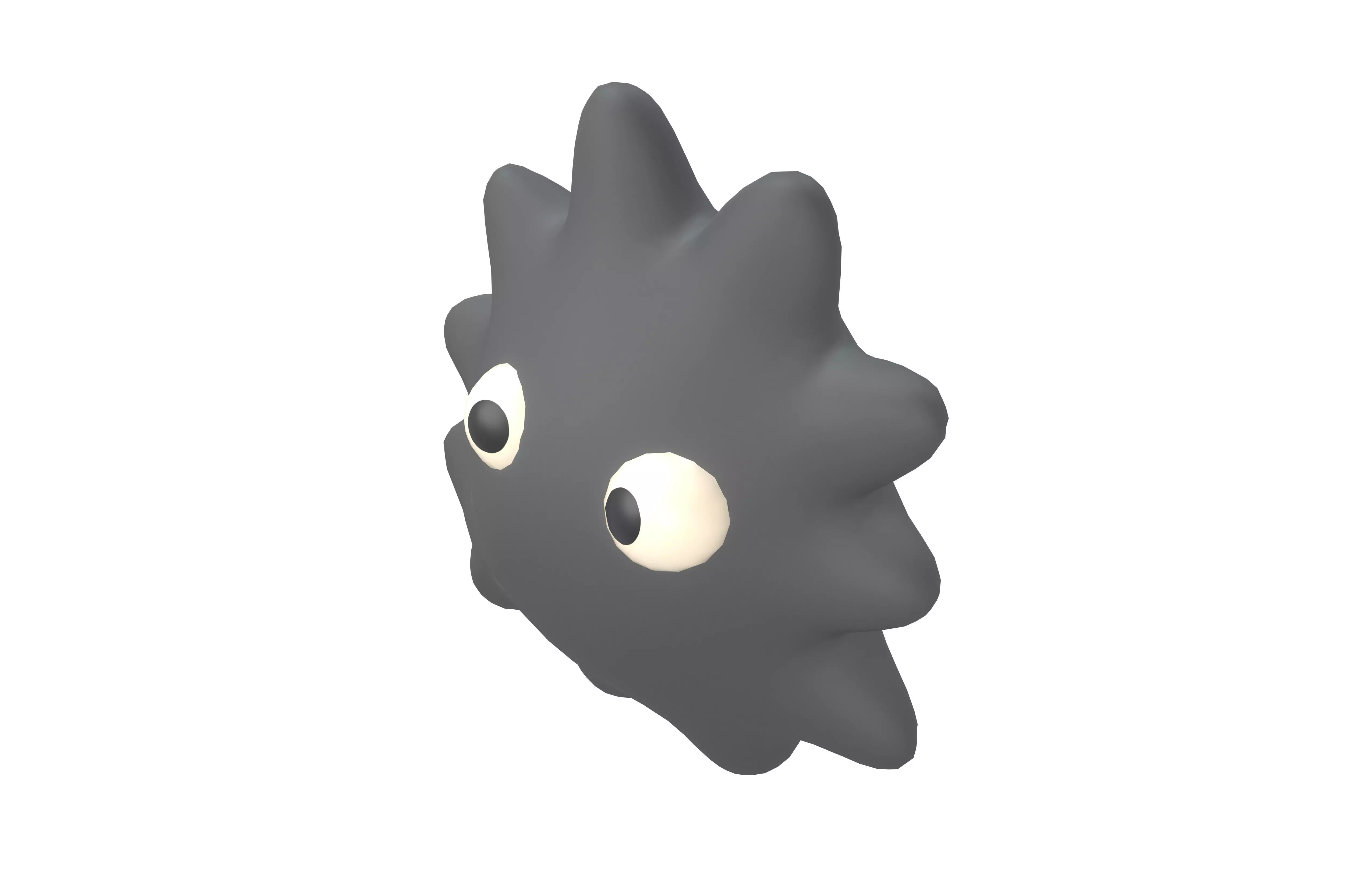 Abstract Monster v2 001 Low-poly 3D model_2