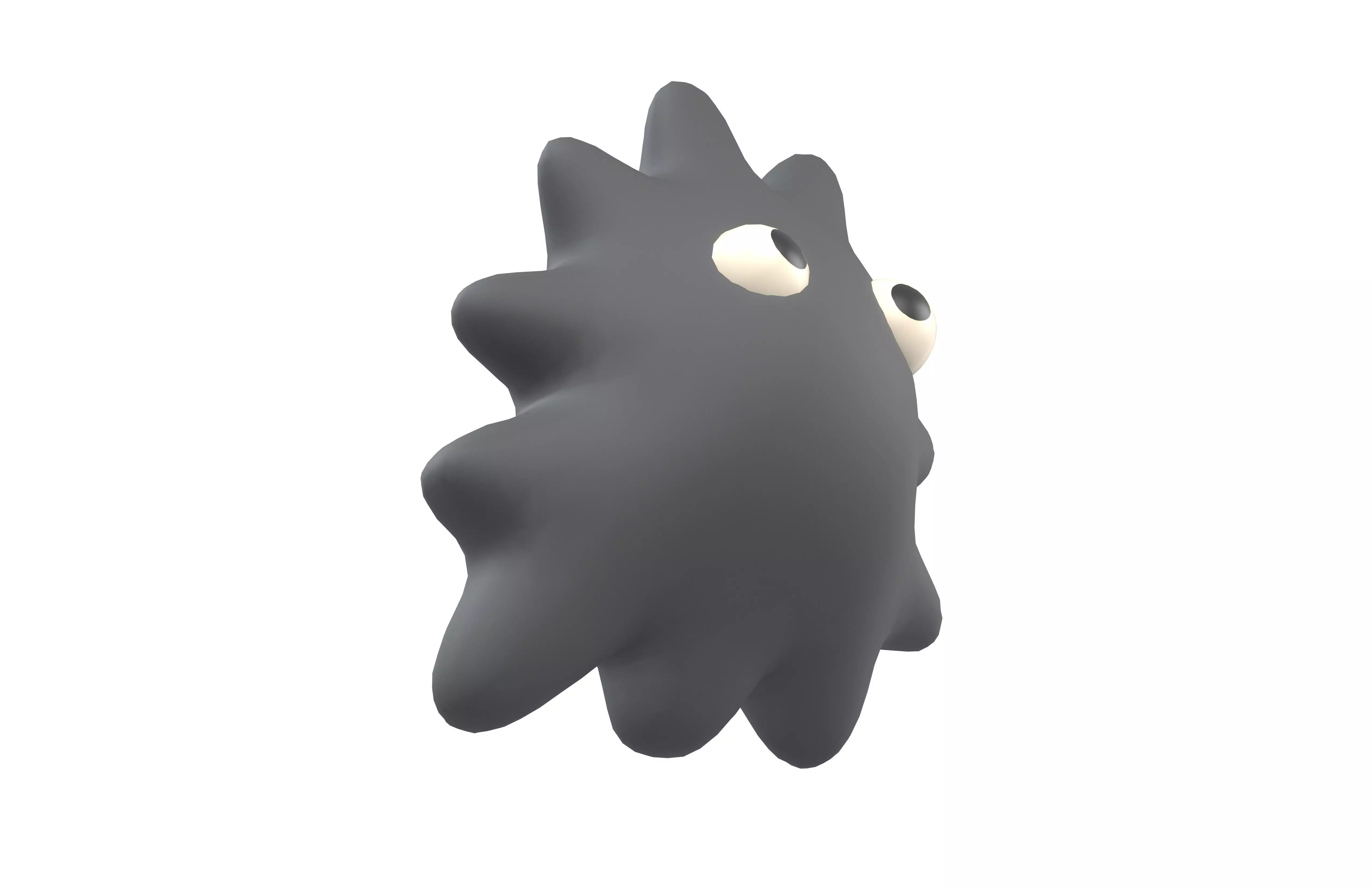 Abstract Monster v2 001 Low-poly 3D model_3