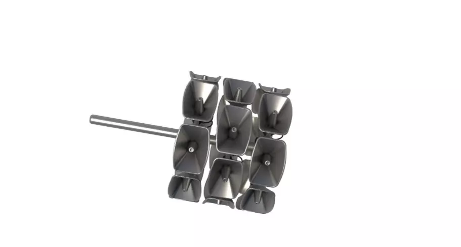 Public Address Speakers 3D model_2