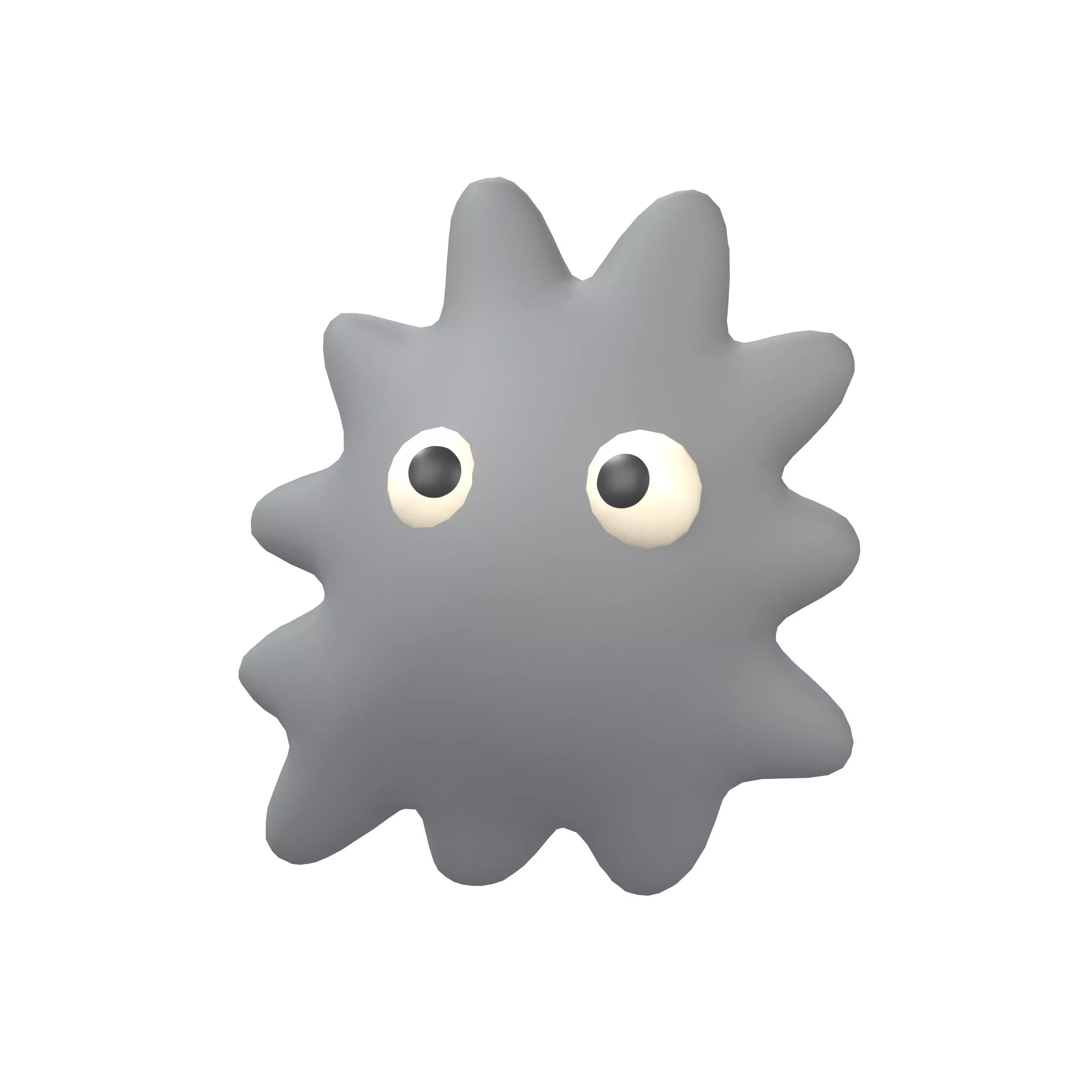 Abstract Monster v2 003 Low-poly 3D model_0