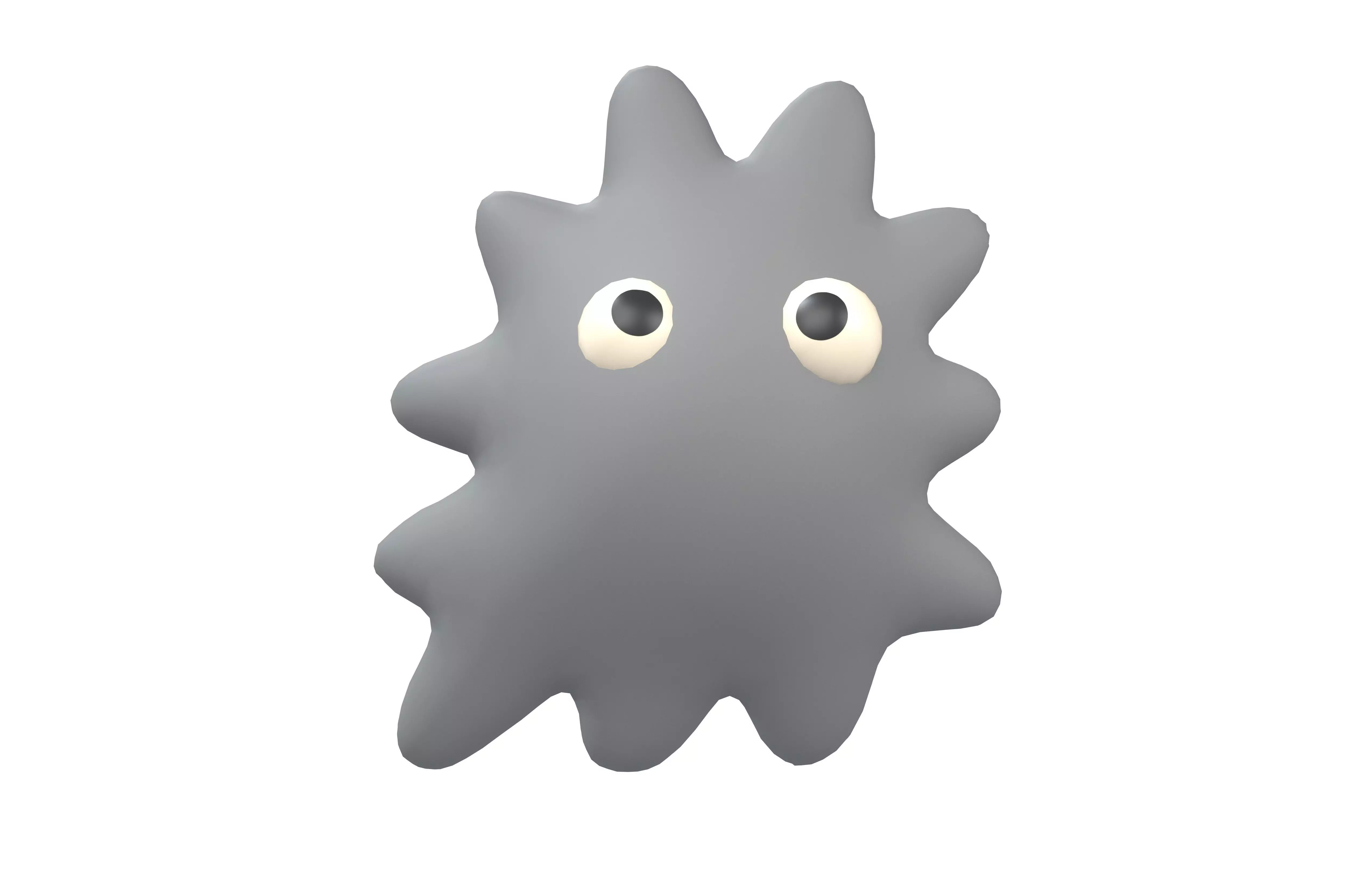 Abstract Monster v2 003 Low-poly 3D model_1