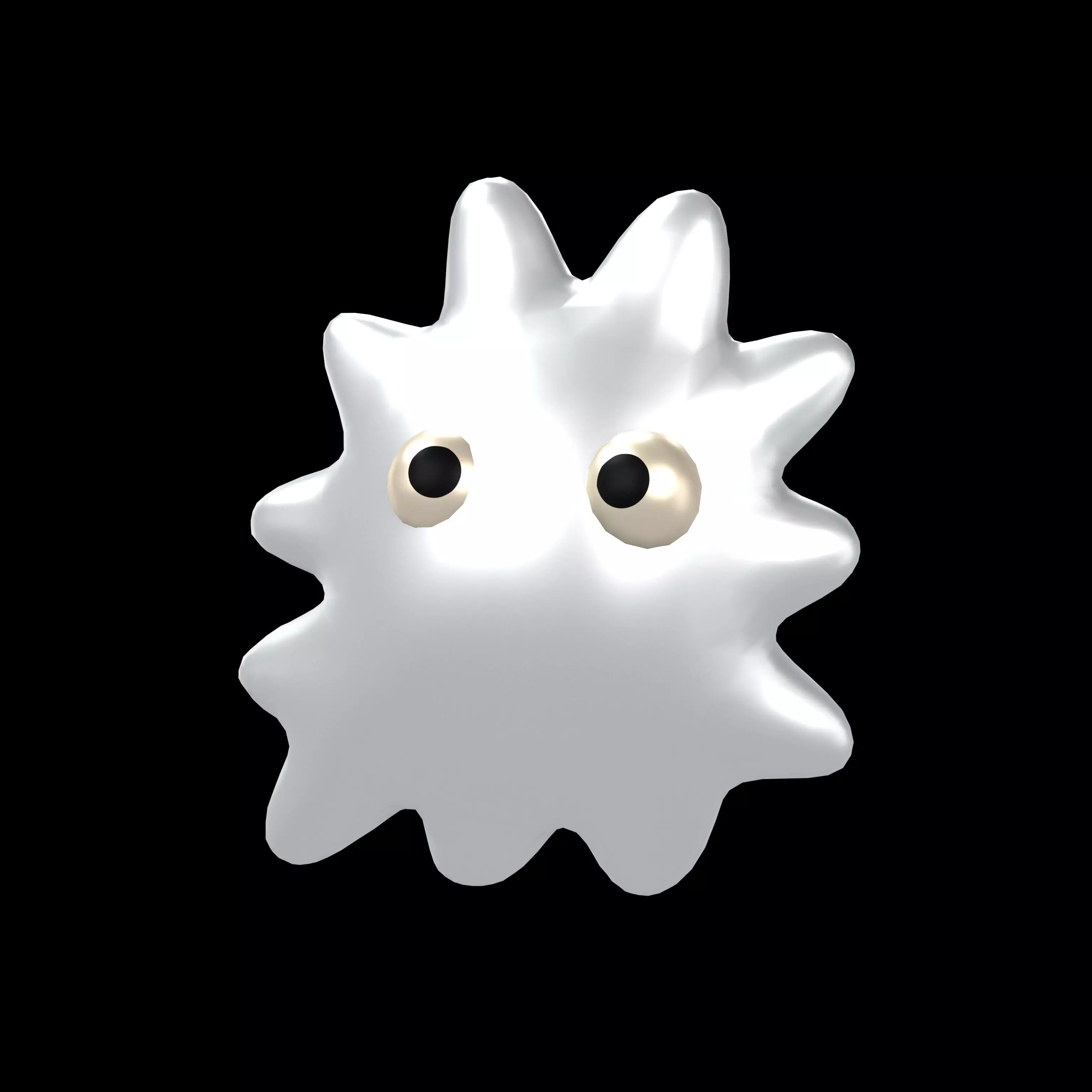 Abstract Monster v2 006 Low-poly 3D model_0