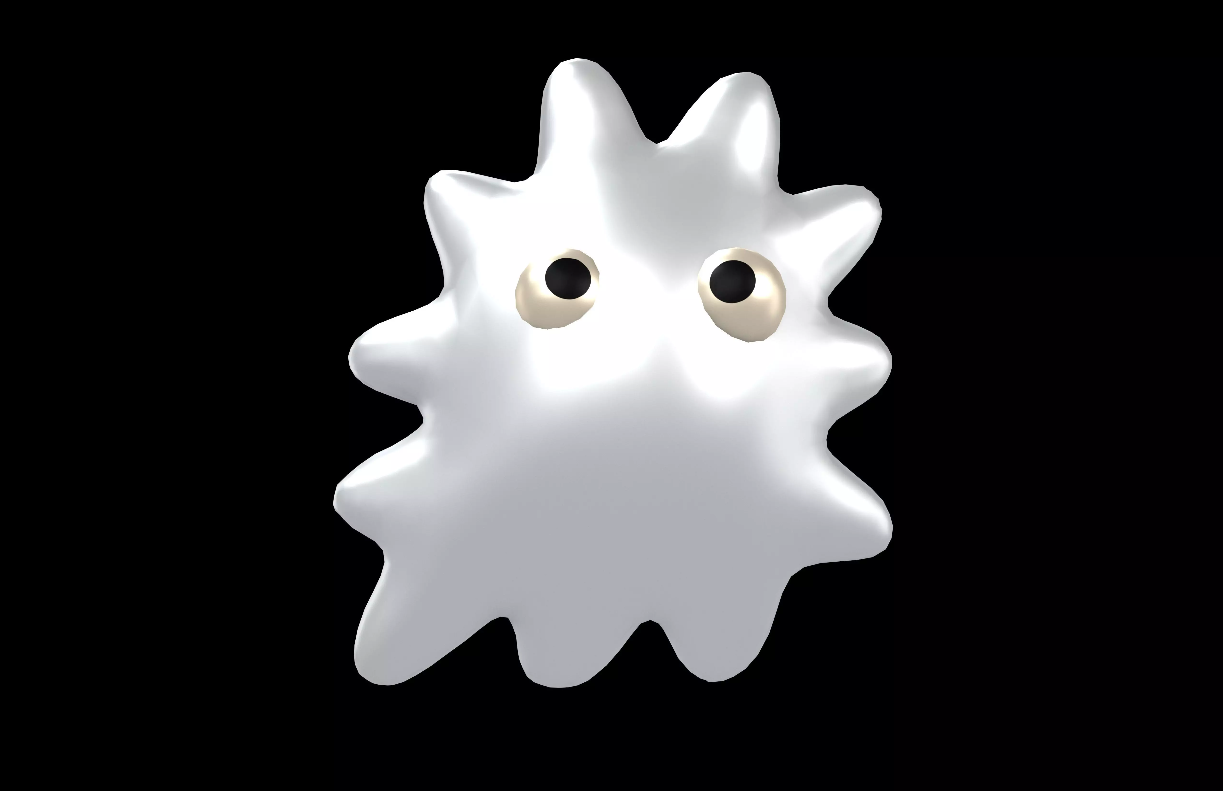 Abstract Monster v2 006 Low-poly 3D model_1