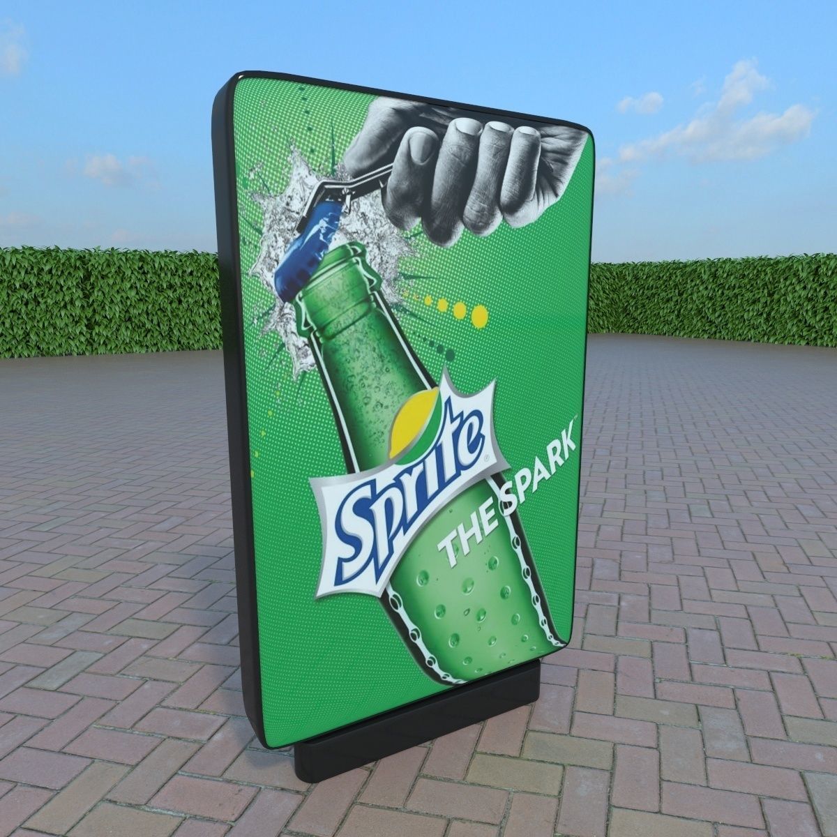 street elements collection 3D model_13