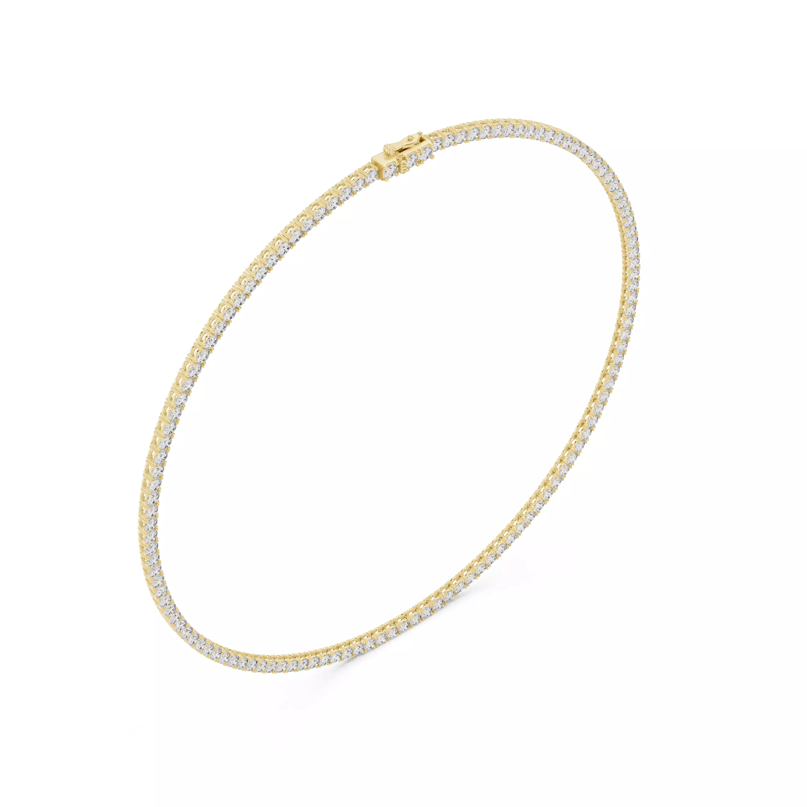 Round Diamond Solitaire Stud Necklace 3DM STL Video 3D print model_6