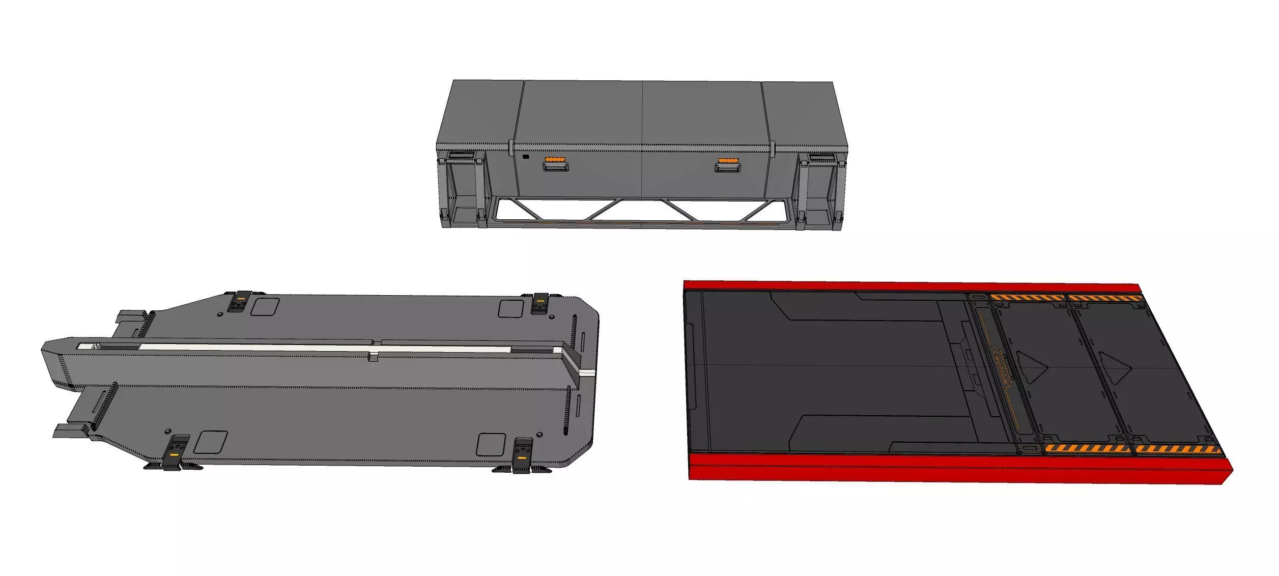 Sci-fi Architecture kitbash 54 3D model_29