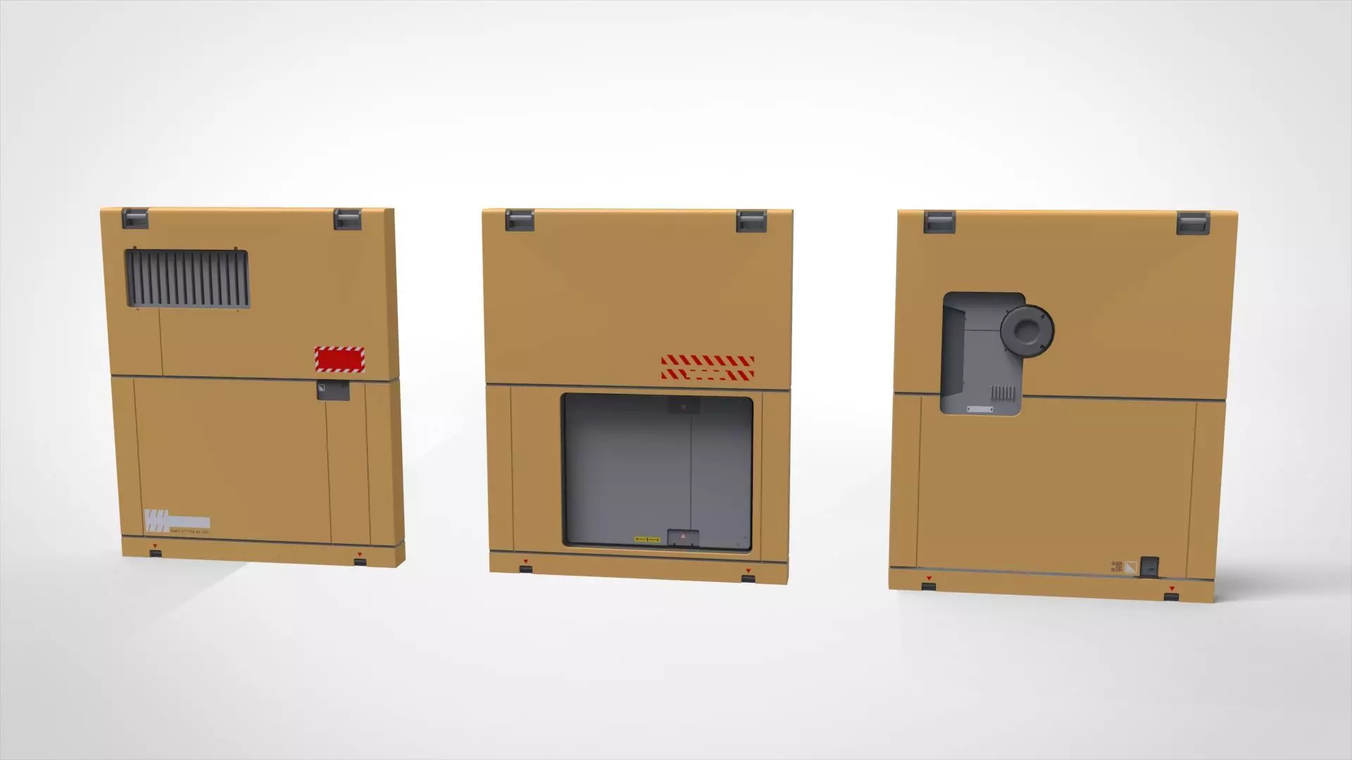 Sci-fi Architecture kitbash 54 3D model_7