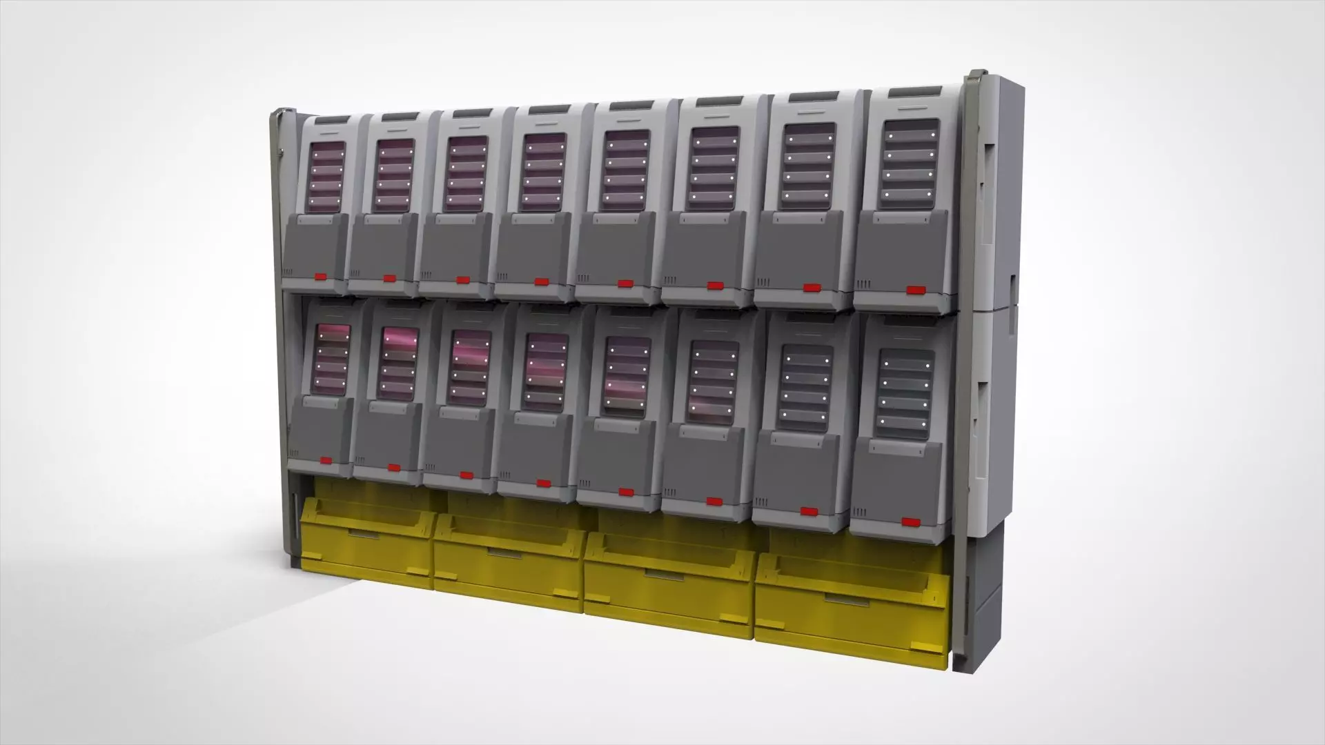 Sci-fi Architecture kitbash 54 3D model_2