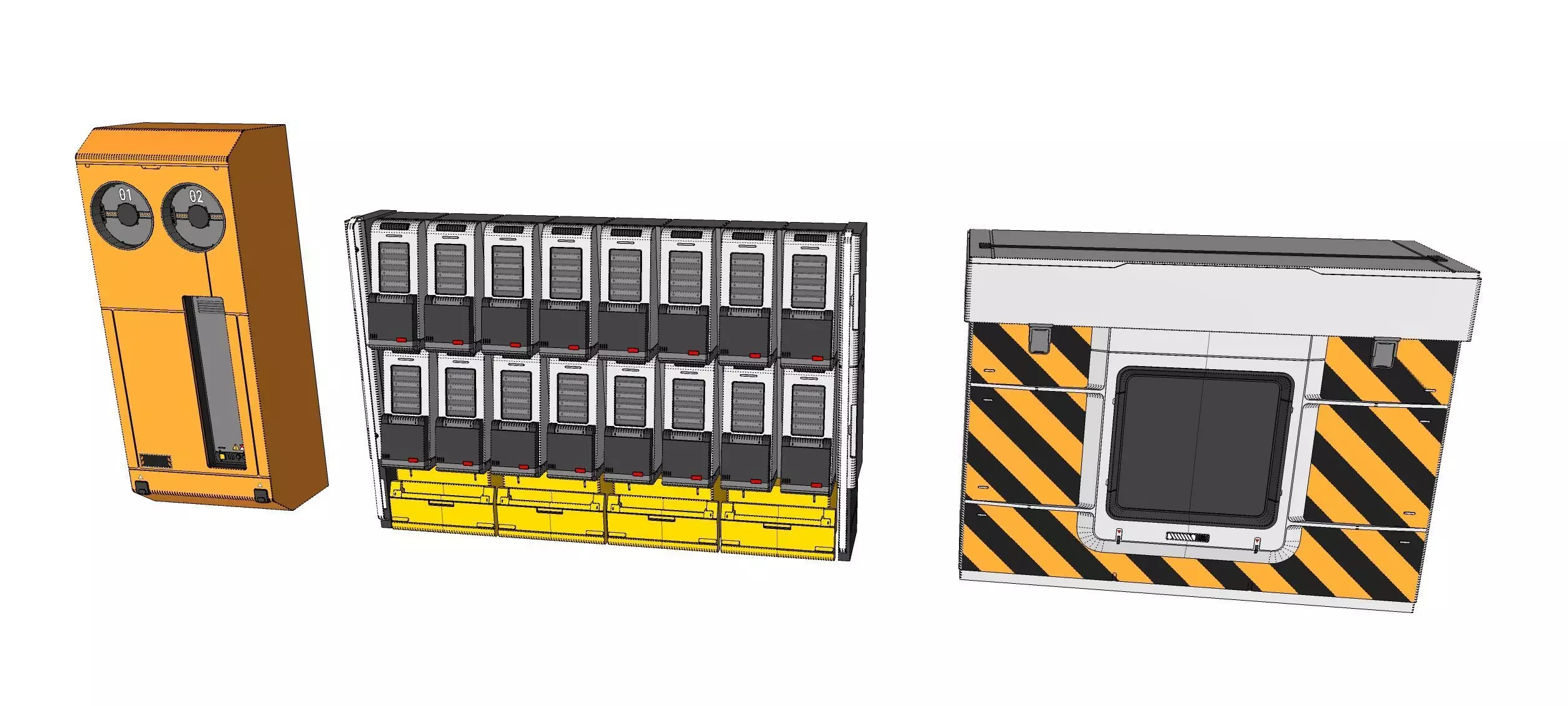 Sci-fi Architecture kitbash 54 3D model_17