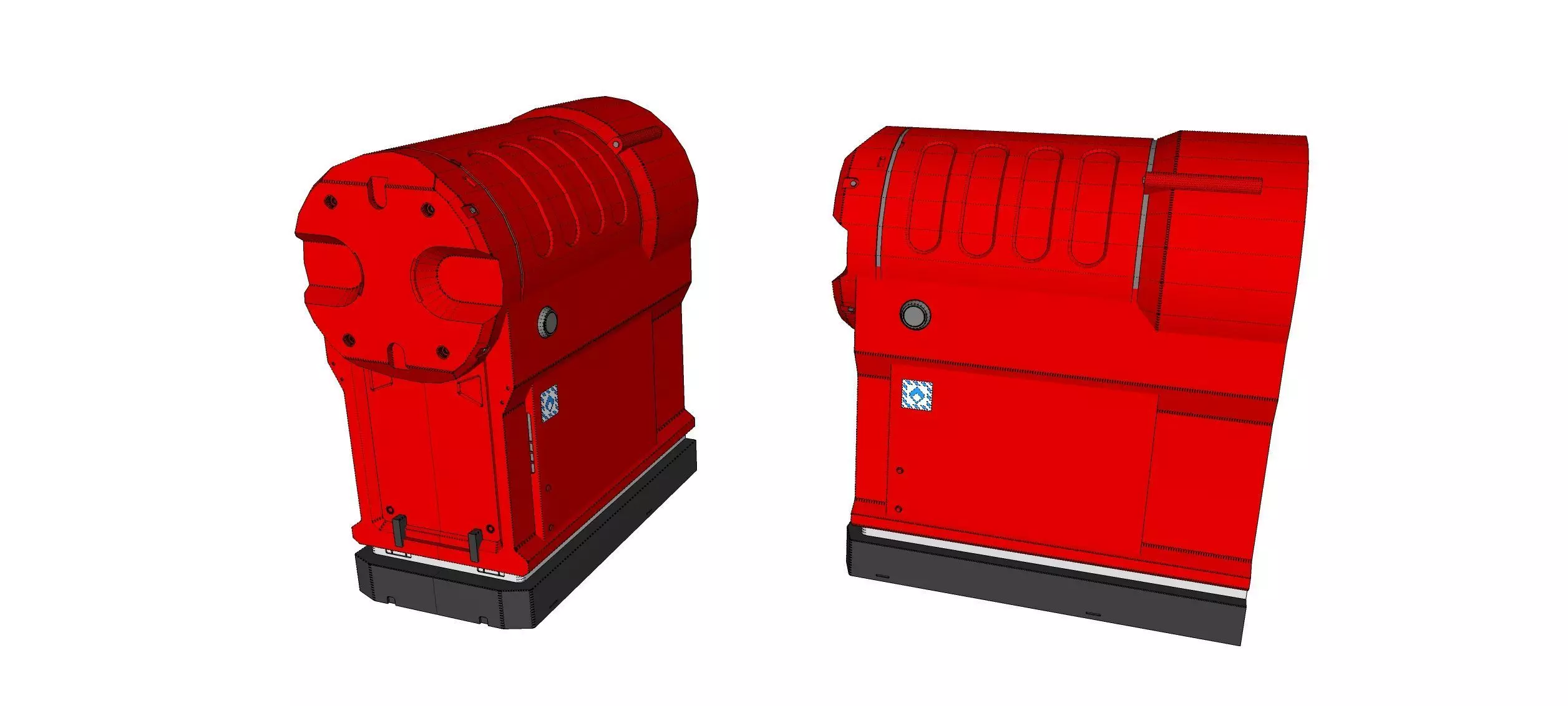 Sci-fi Architecture kitbash 54 3D model_26