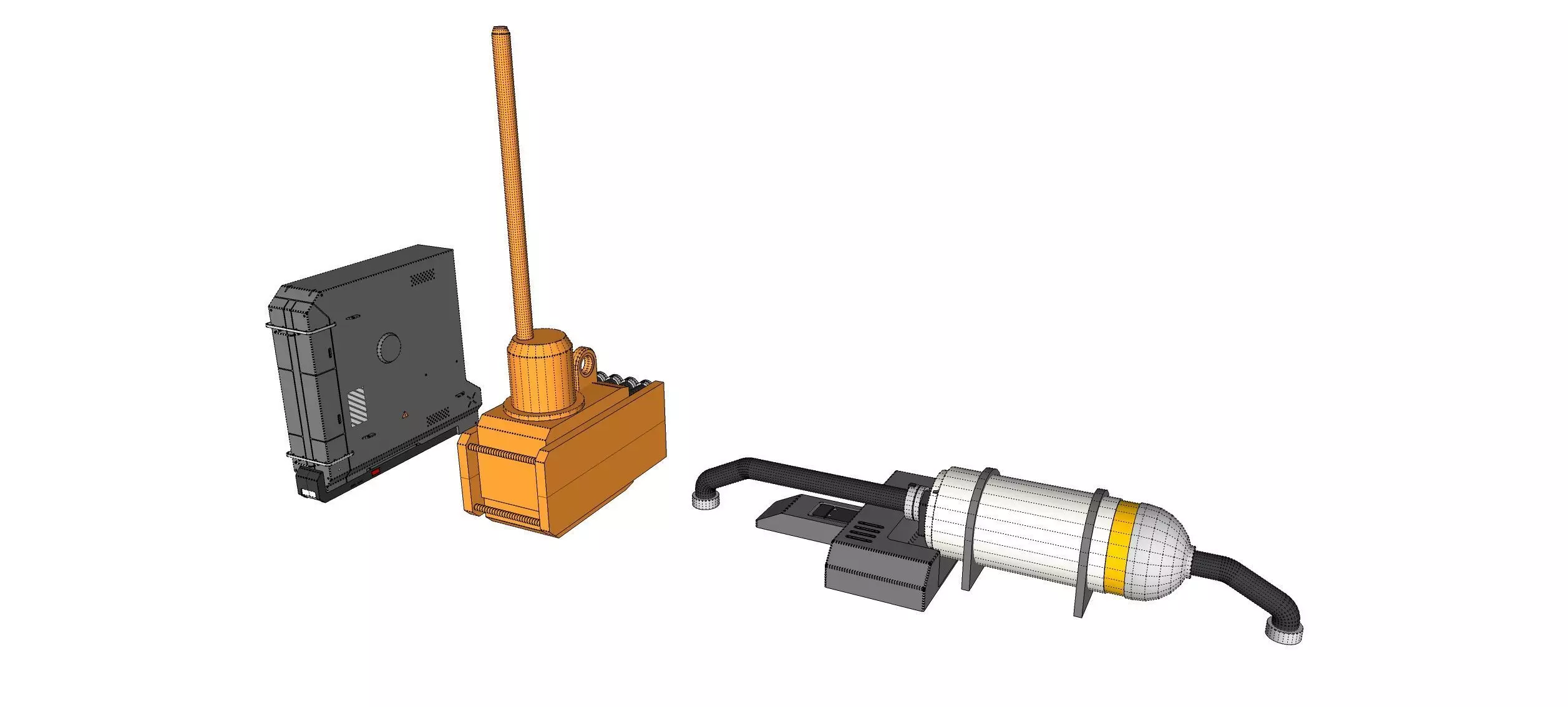 Sci-fi Architecture kitbash 54 3D model_28