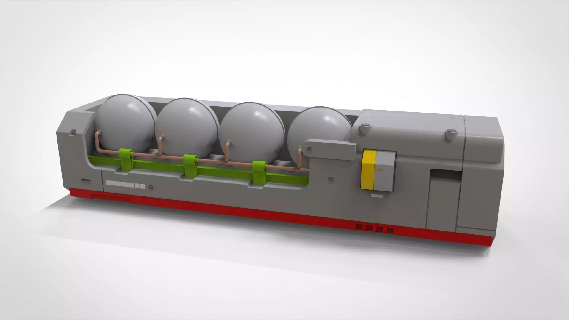 Sci-fi Architecture kitbash 54 3D model_5