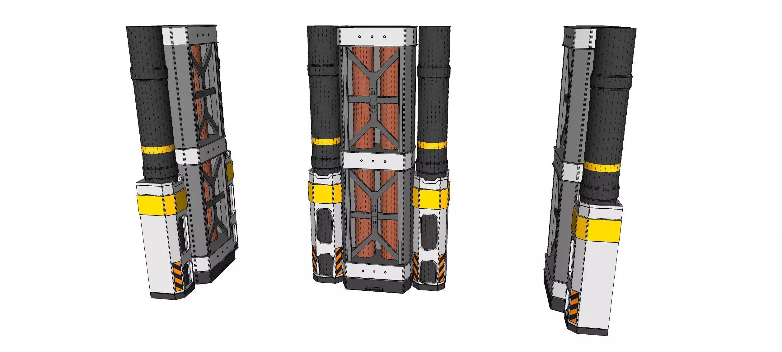 Sci-fi Architecture kitbash 54 3D model_18