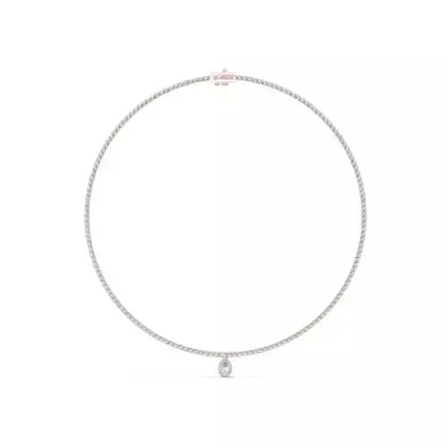 Round Diamond Full Necklace 3DM STL Video 3D print model