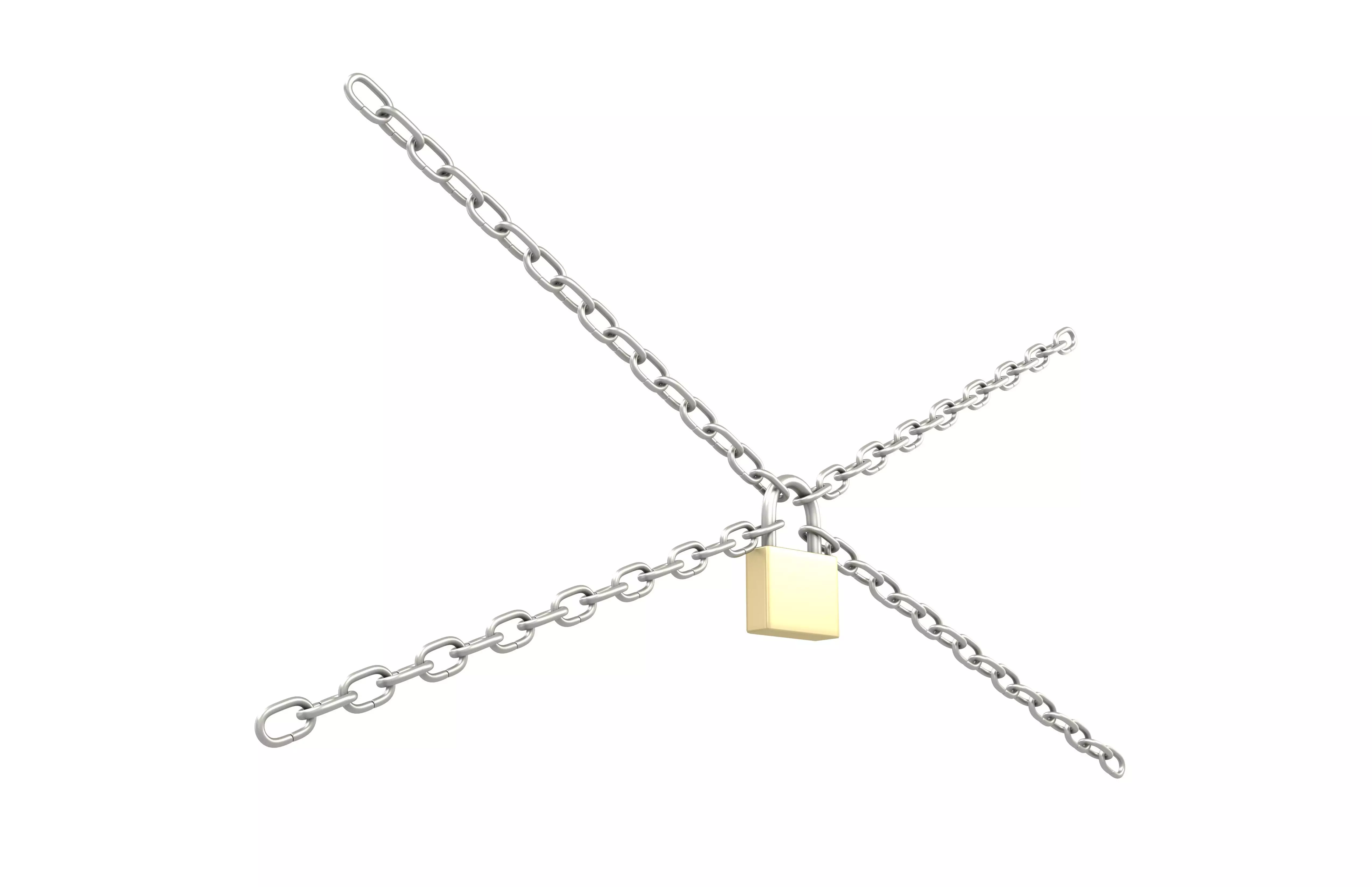 Locked Icon v1 002 Low-poly 3D model_3