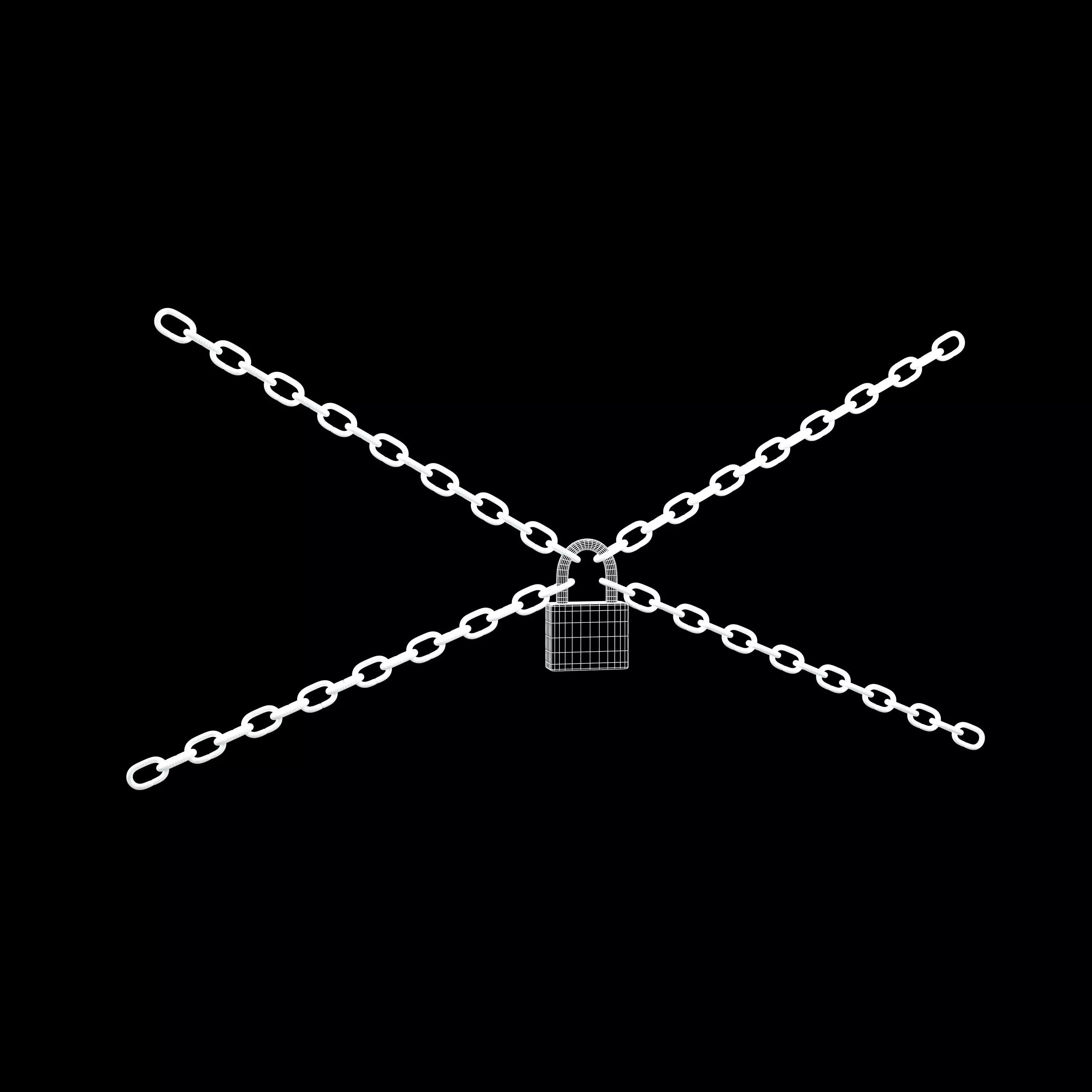 Locked Icon v1 002 Low-poly 3D model_4