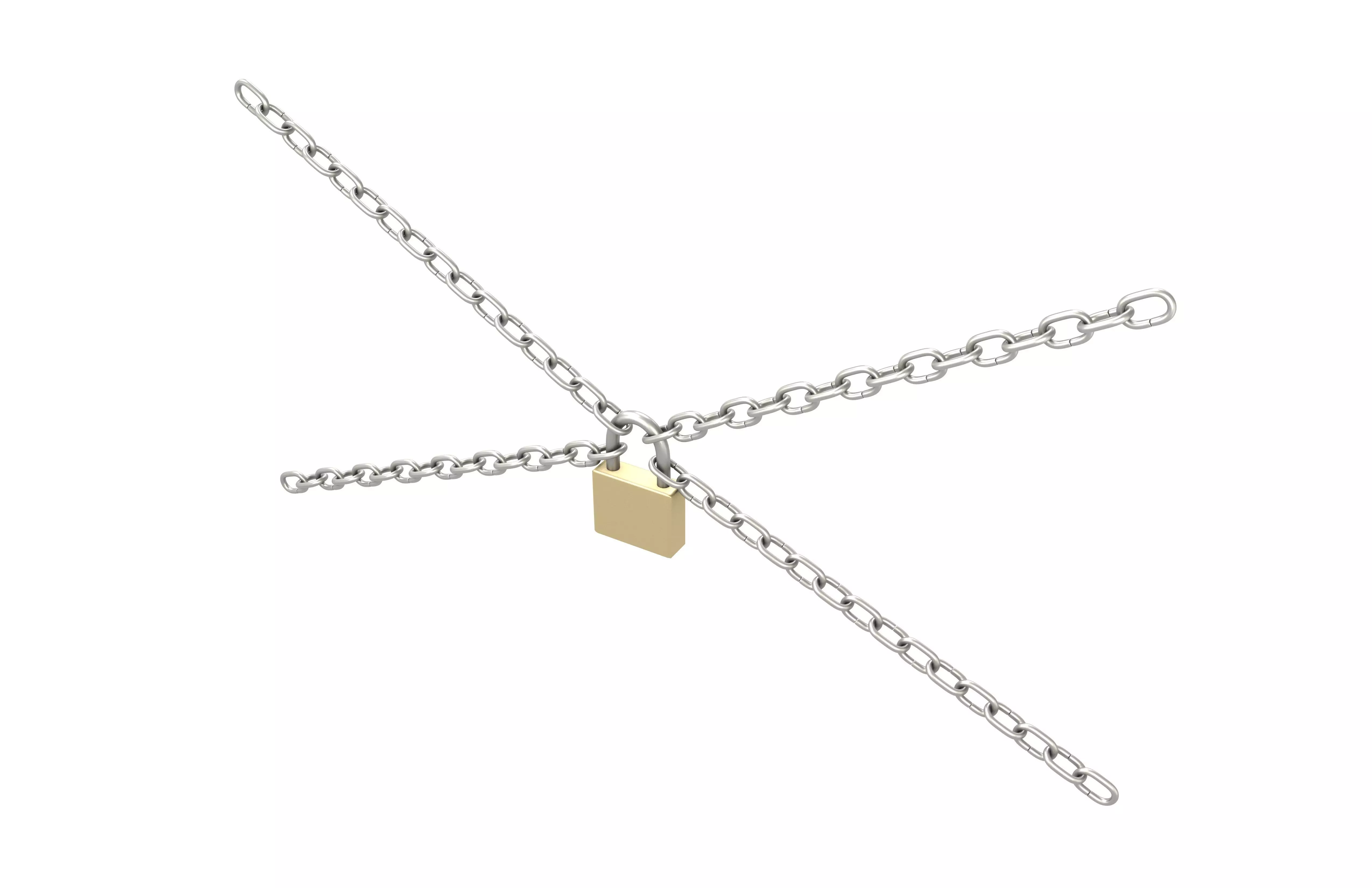 Locked Icon v1 002 Low-poly 3D model_2