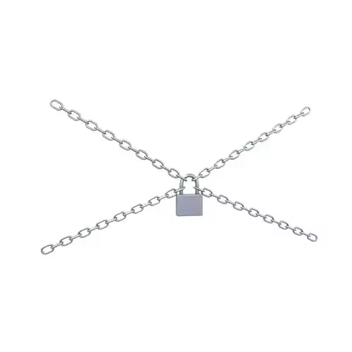 Locked Icon v1 003 Low-poly 3D model
