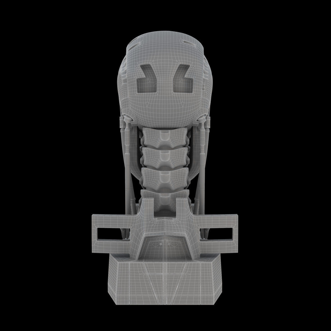 Terminator Genisys T-800 Skull Bust 3D model_12