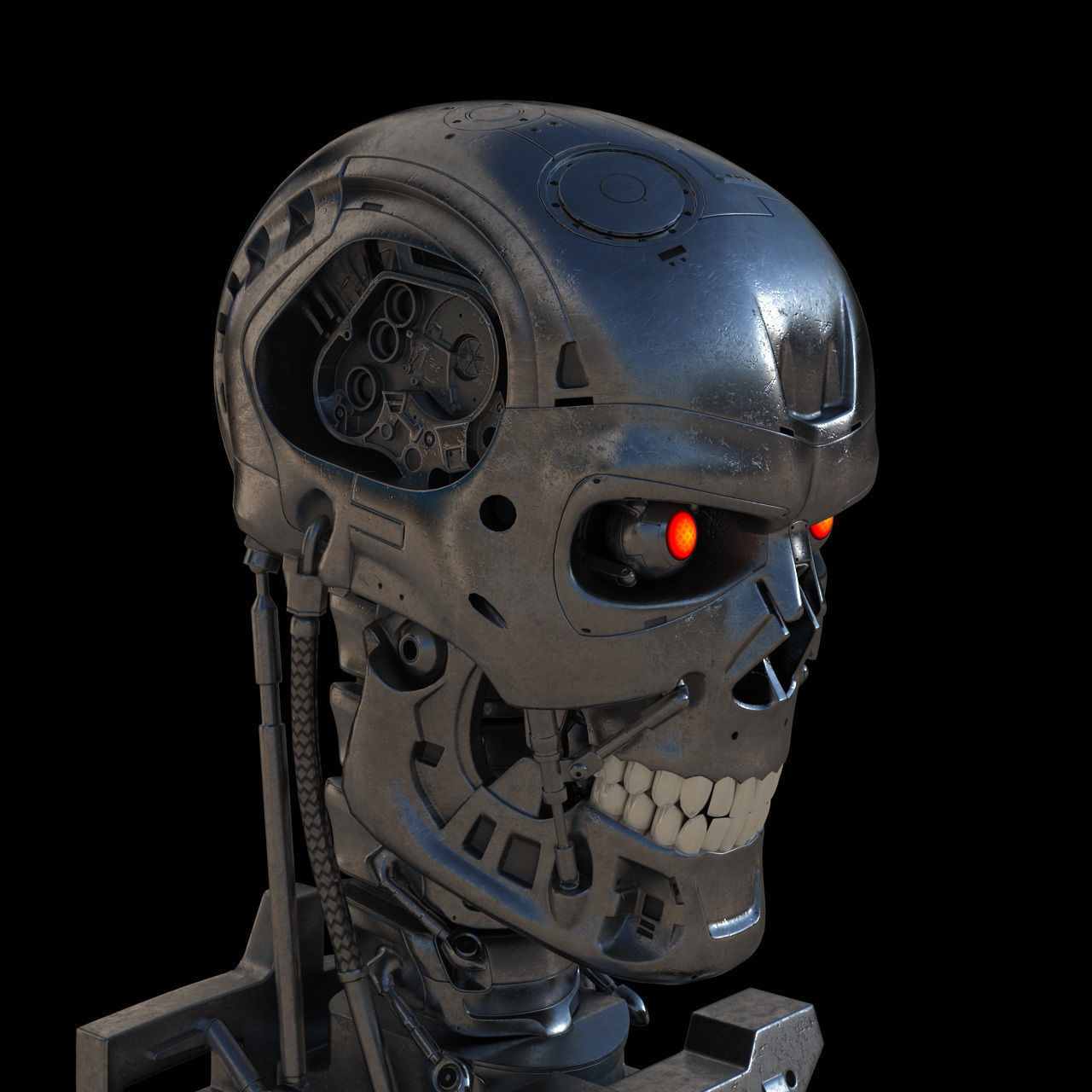 Terminator Genisys T-800 Skull Bust 3D model_16