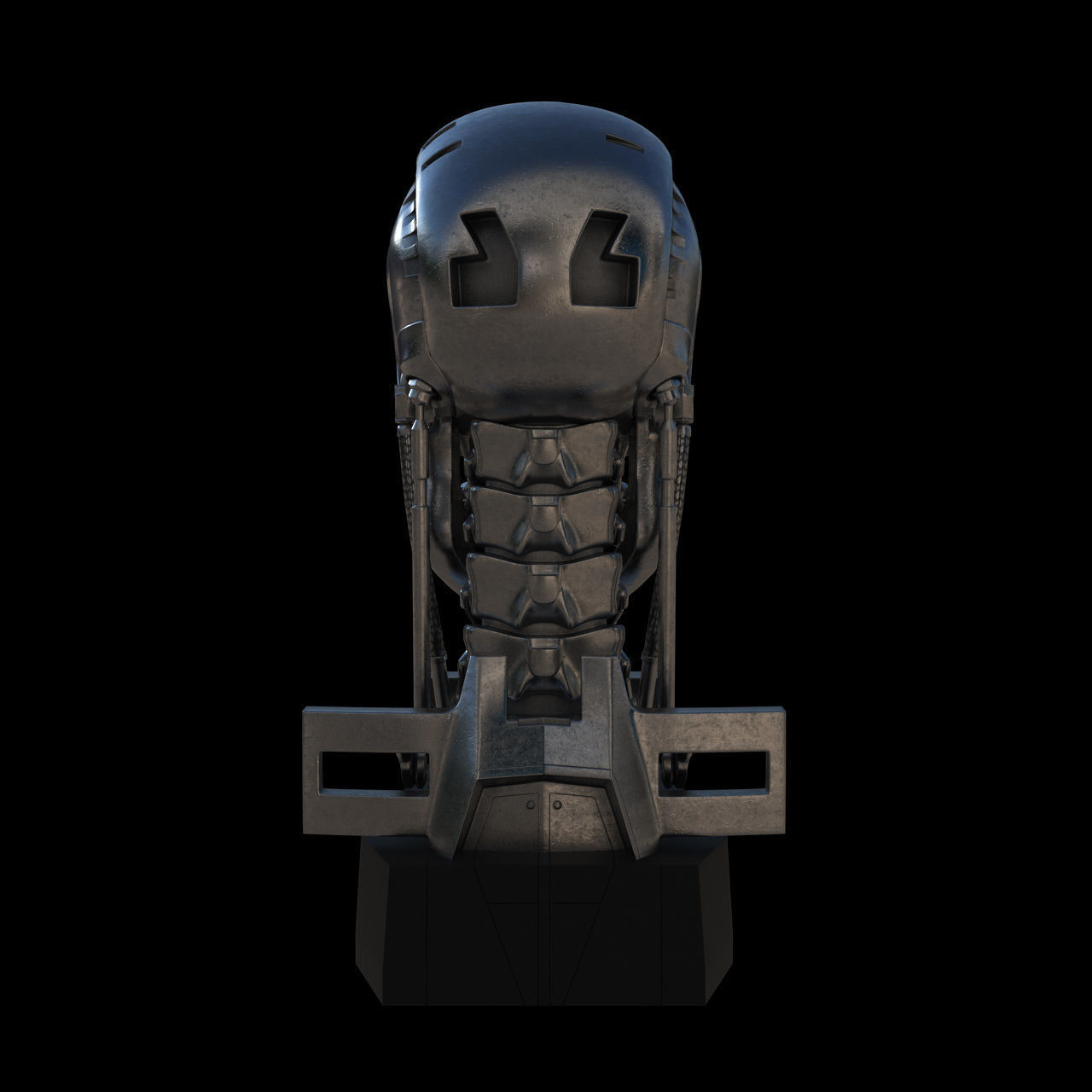 Terminator Genisys T-800 Skull Bust 3D model_4